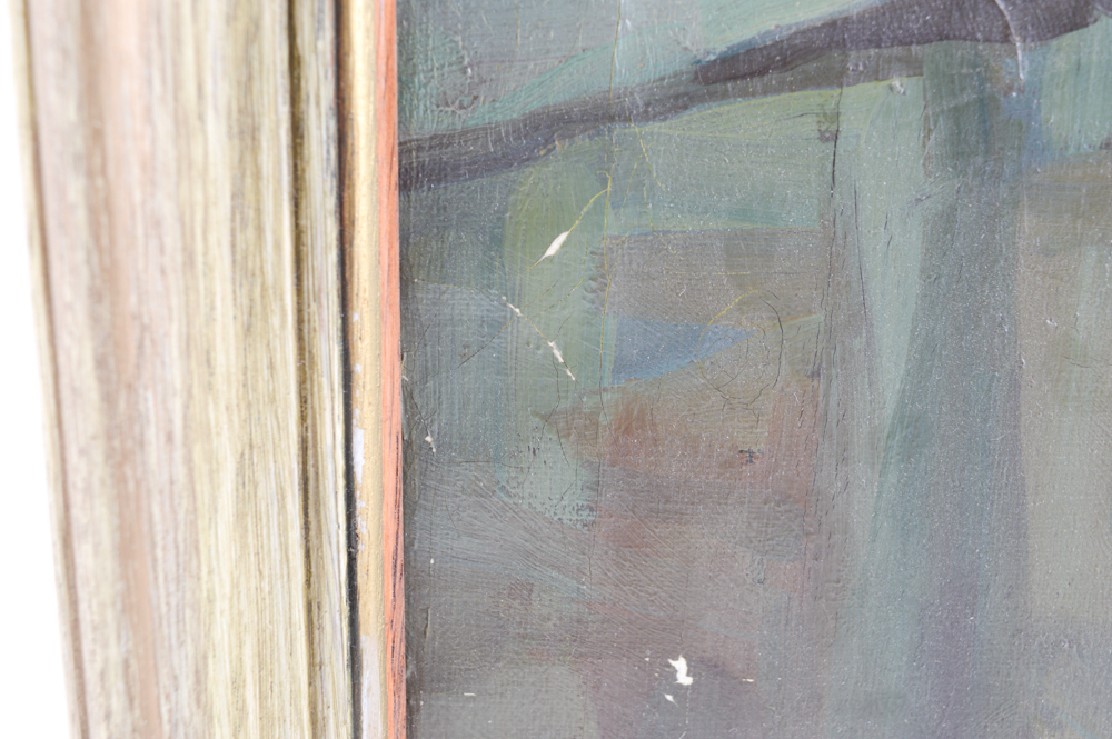 1940 Signed Oil Painting on Canvas