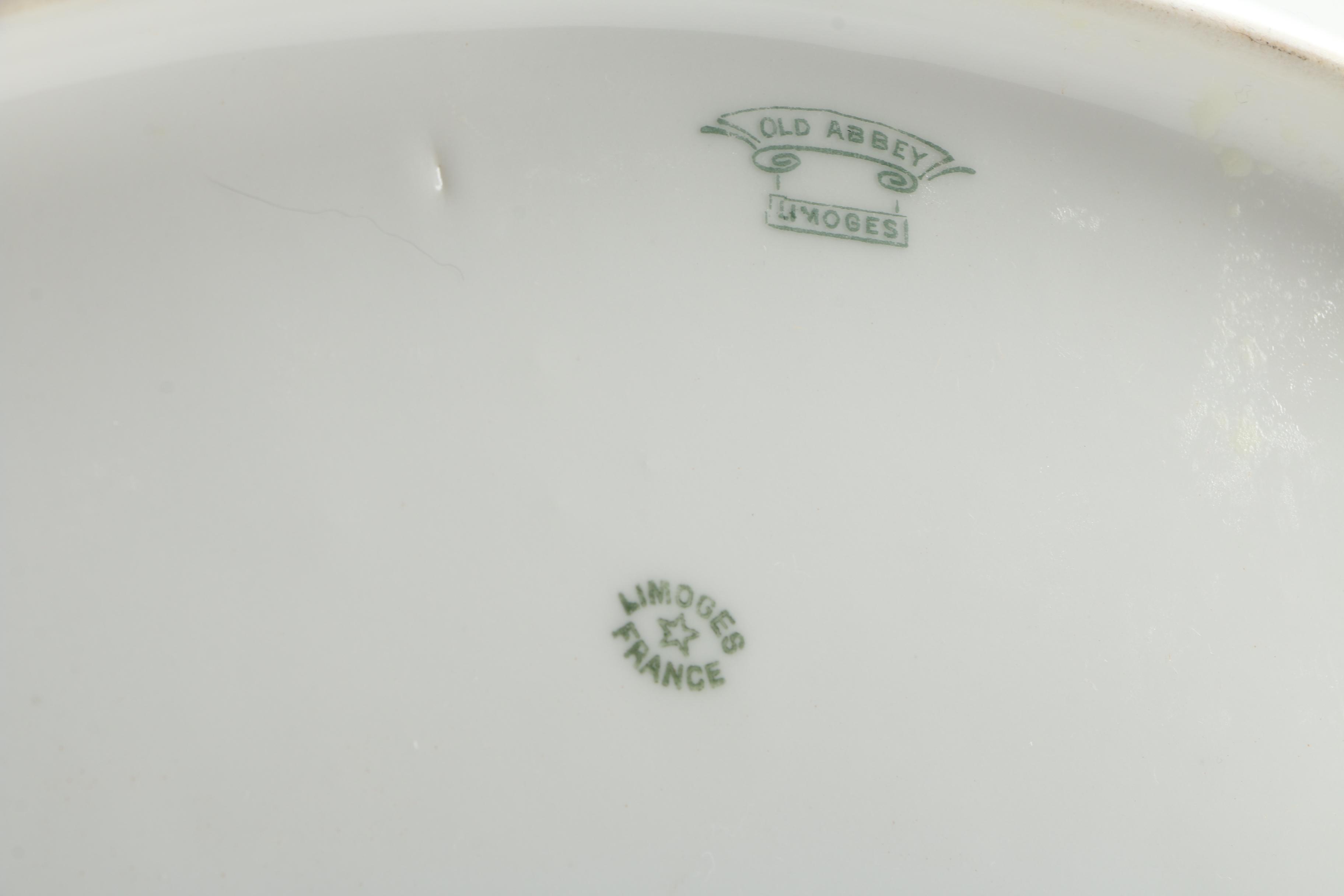 Latrille Freres Limoges "Old Abbey" Dinnerware