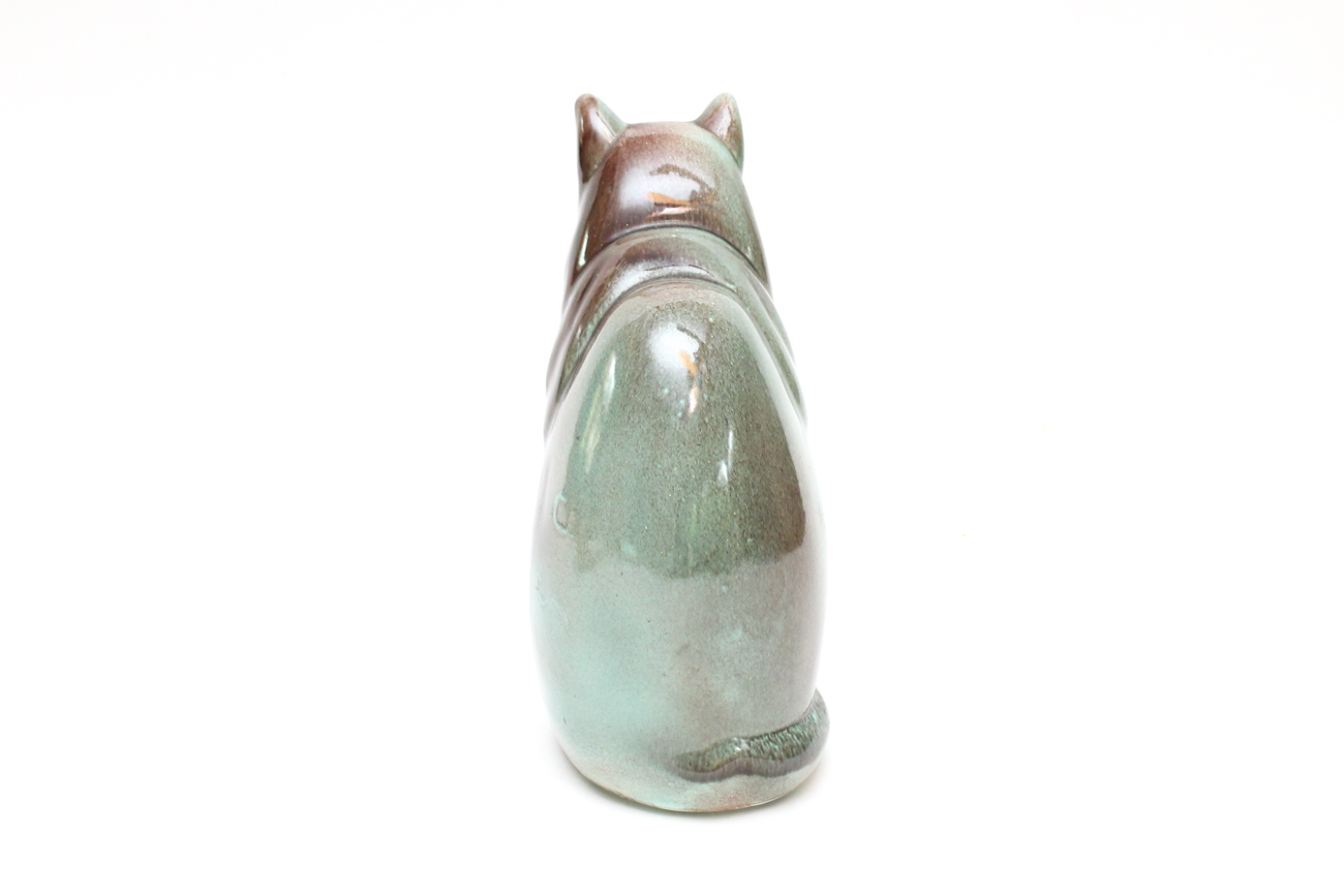 Life-Size Ceramic Cat Figurine