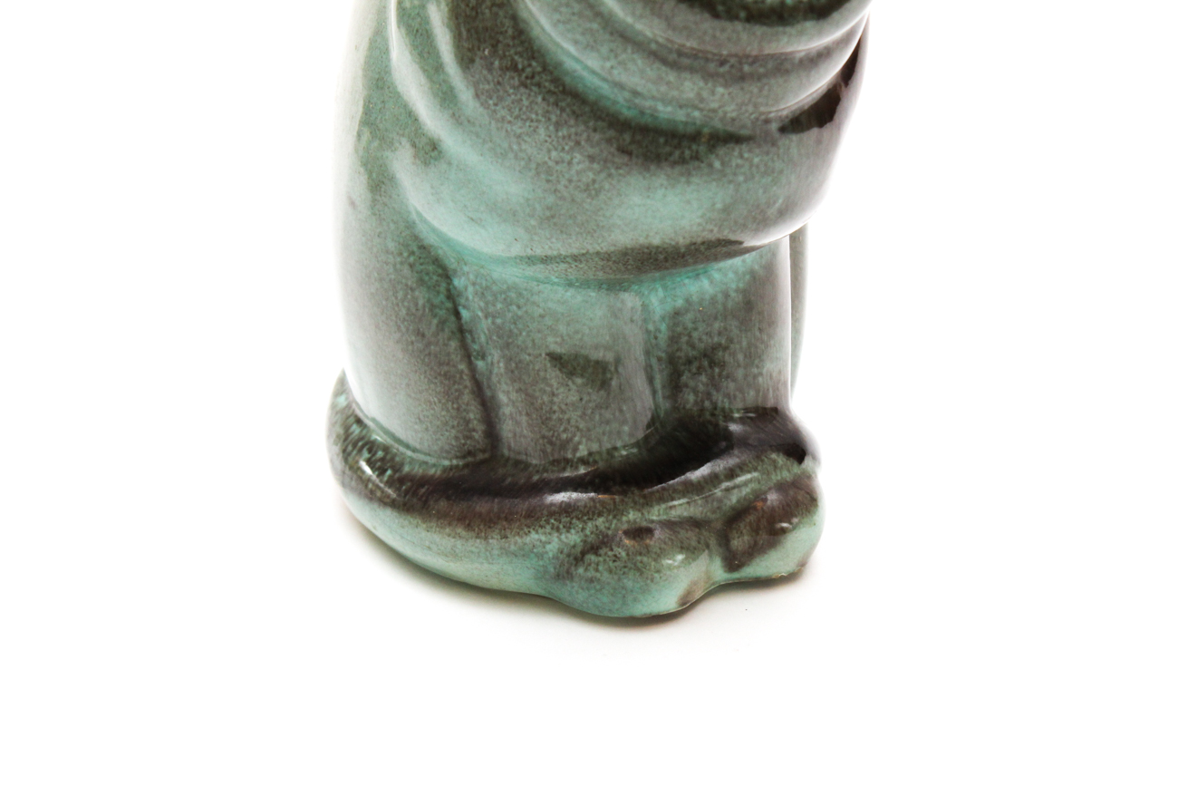 Life-Size Ceramic Cat Figurine