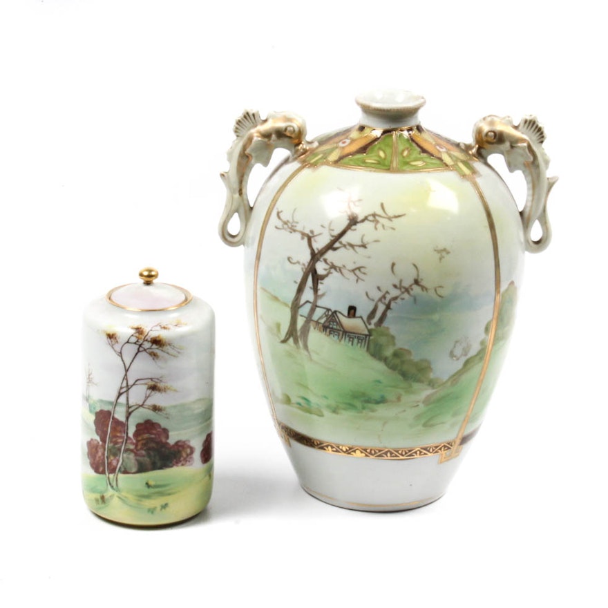 Vintage Handpainted Nippon Porcelain