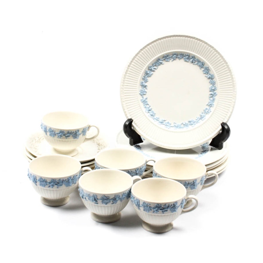 Wedgwood "Queensware" Luncheon Set