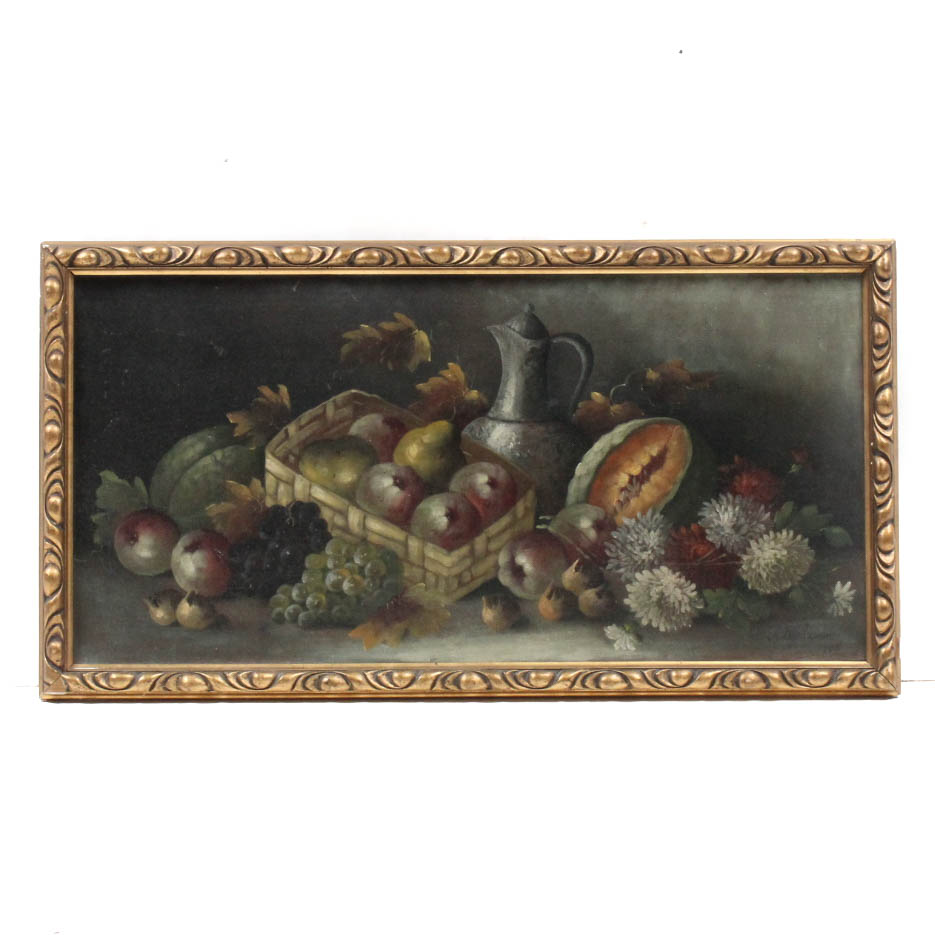 Rudolf Stoizner Original Oil on Canvas