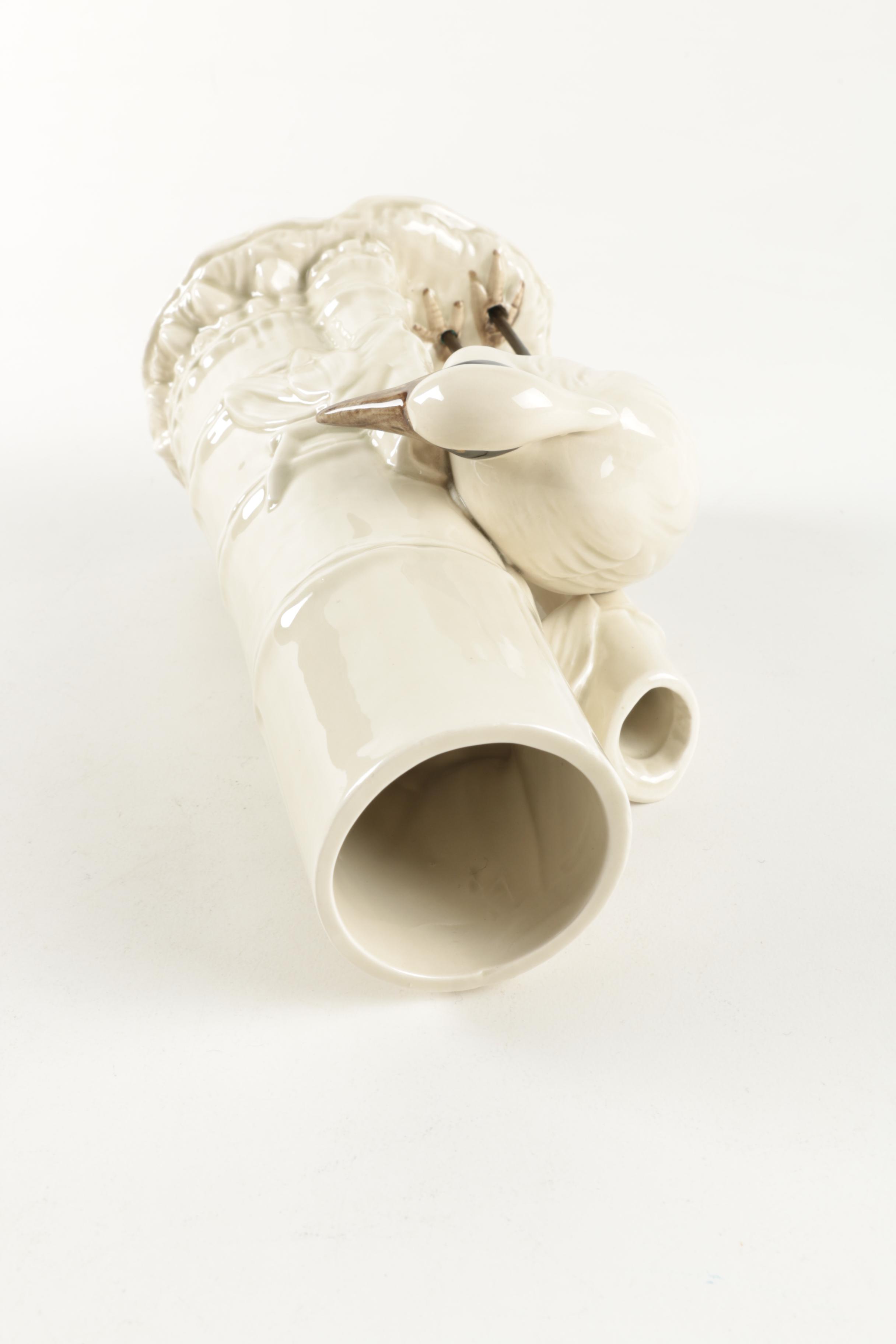 Fitz and Floyd Crane Candle Holders