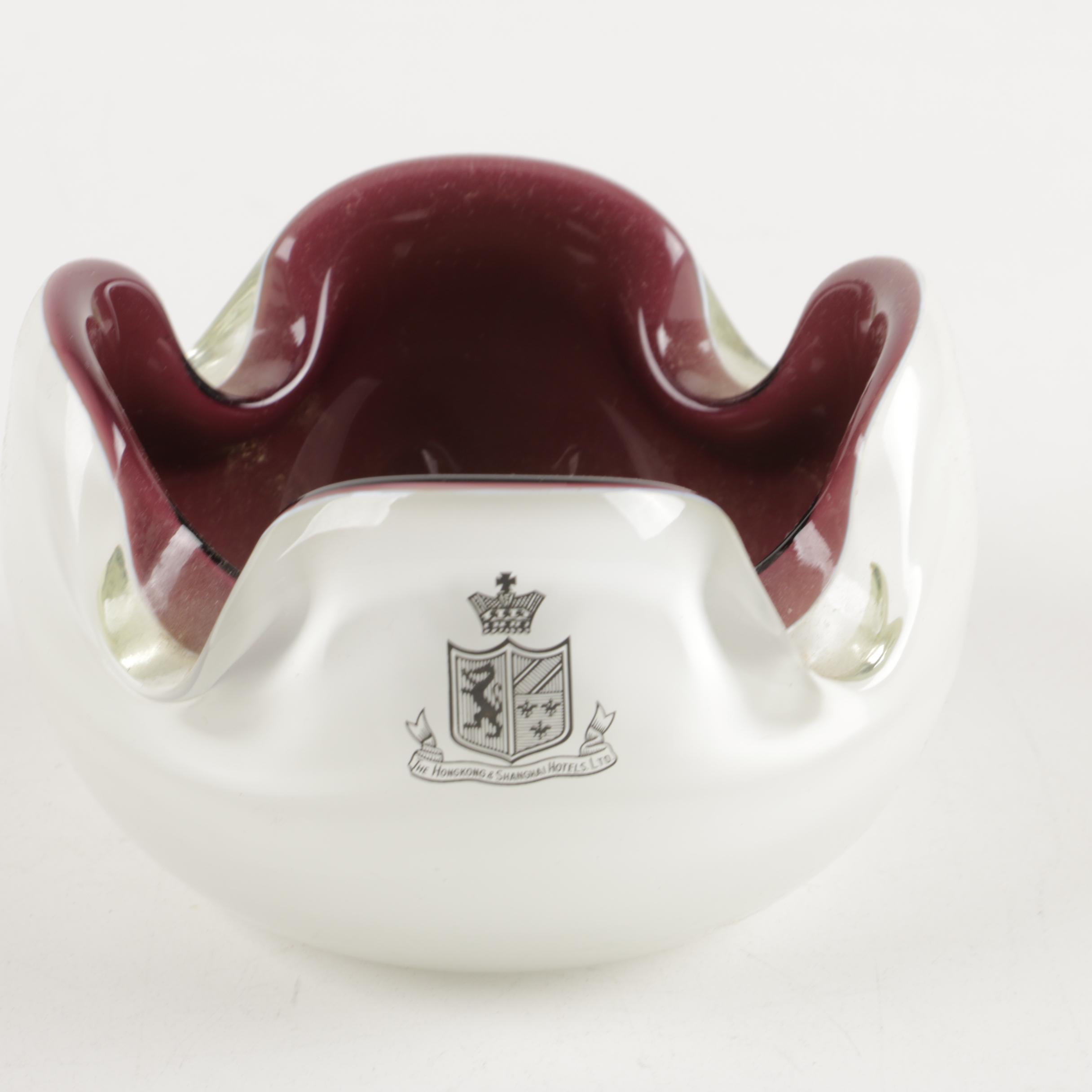 Hong Kong and Shanghai Hotels Ceramic Ash Receiver