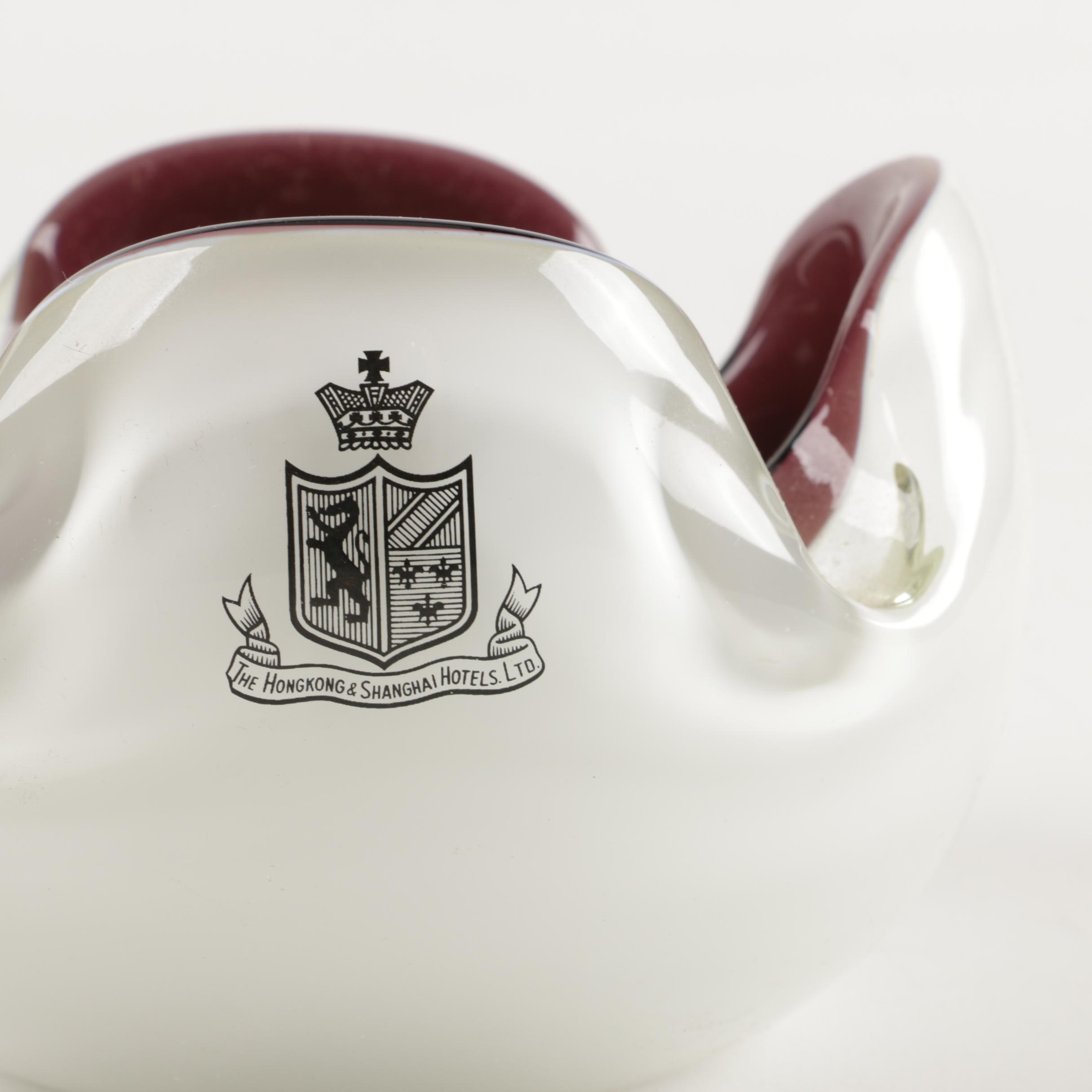 Hong Kong and Shanghai Hotels Ceramic Ash Receiver