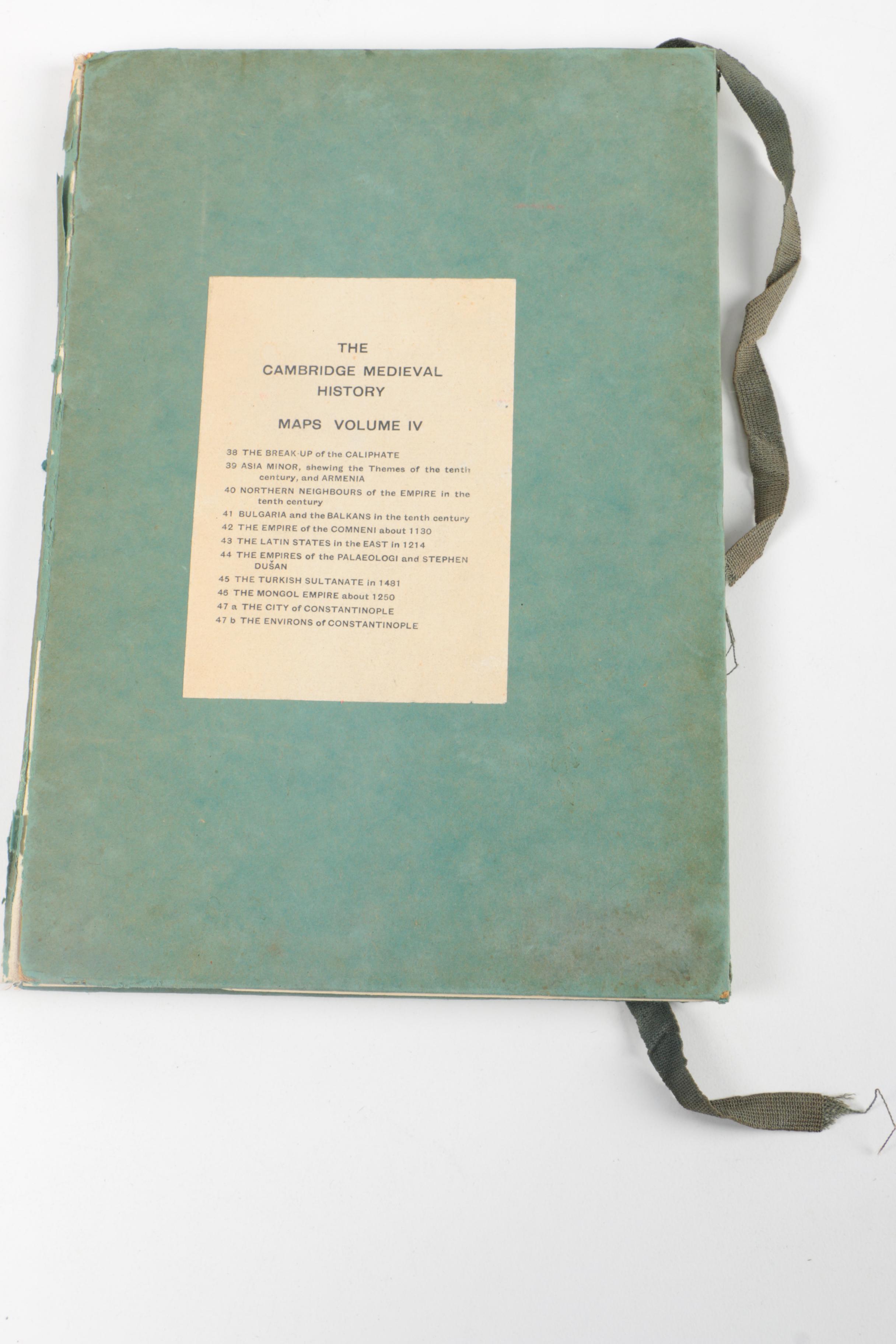 Assortment of Vintage Map Books and Almanacs