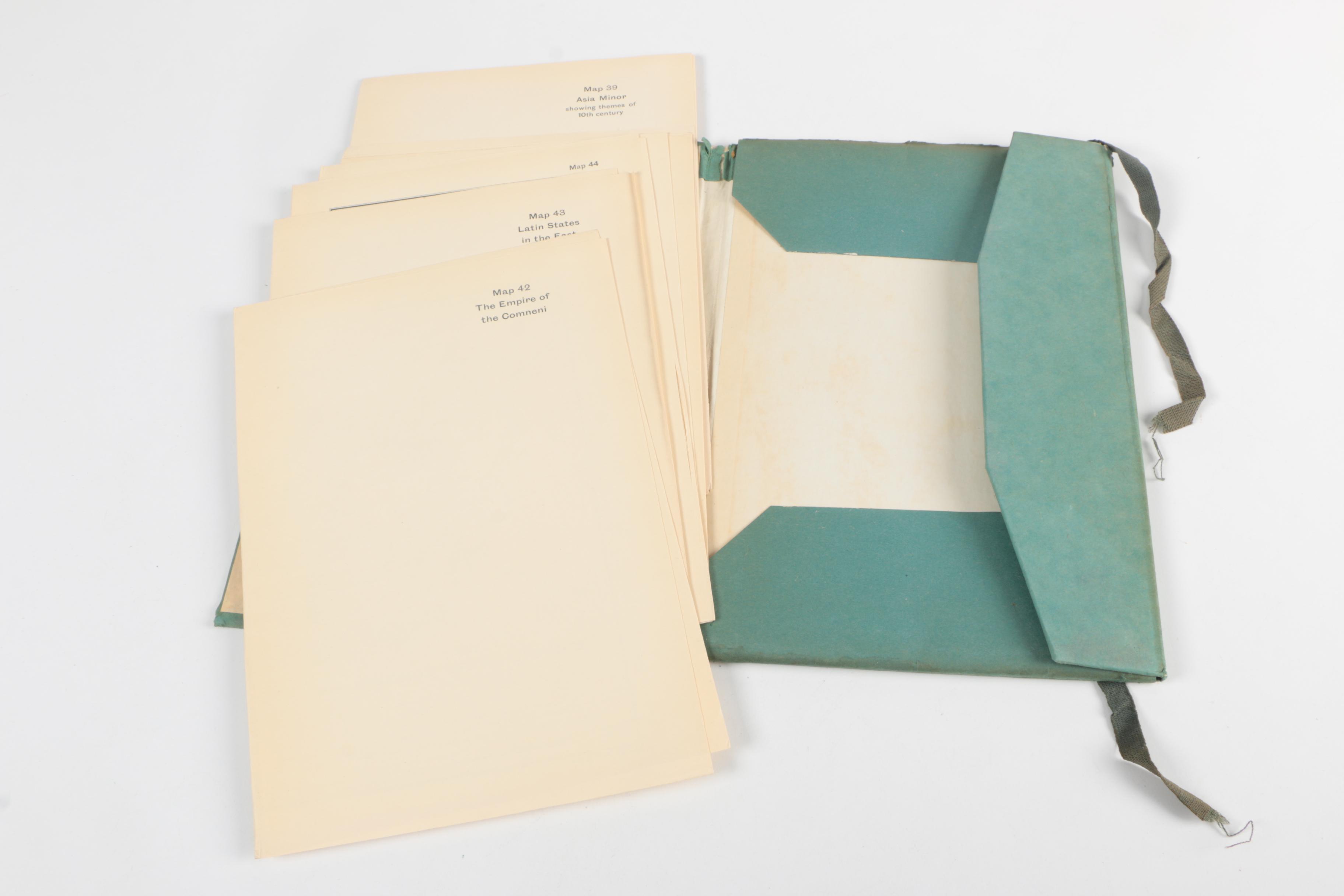 Assortment of Vintage Map Books and Almanacs