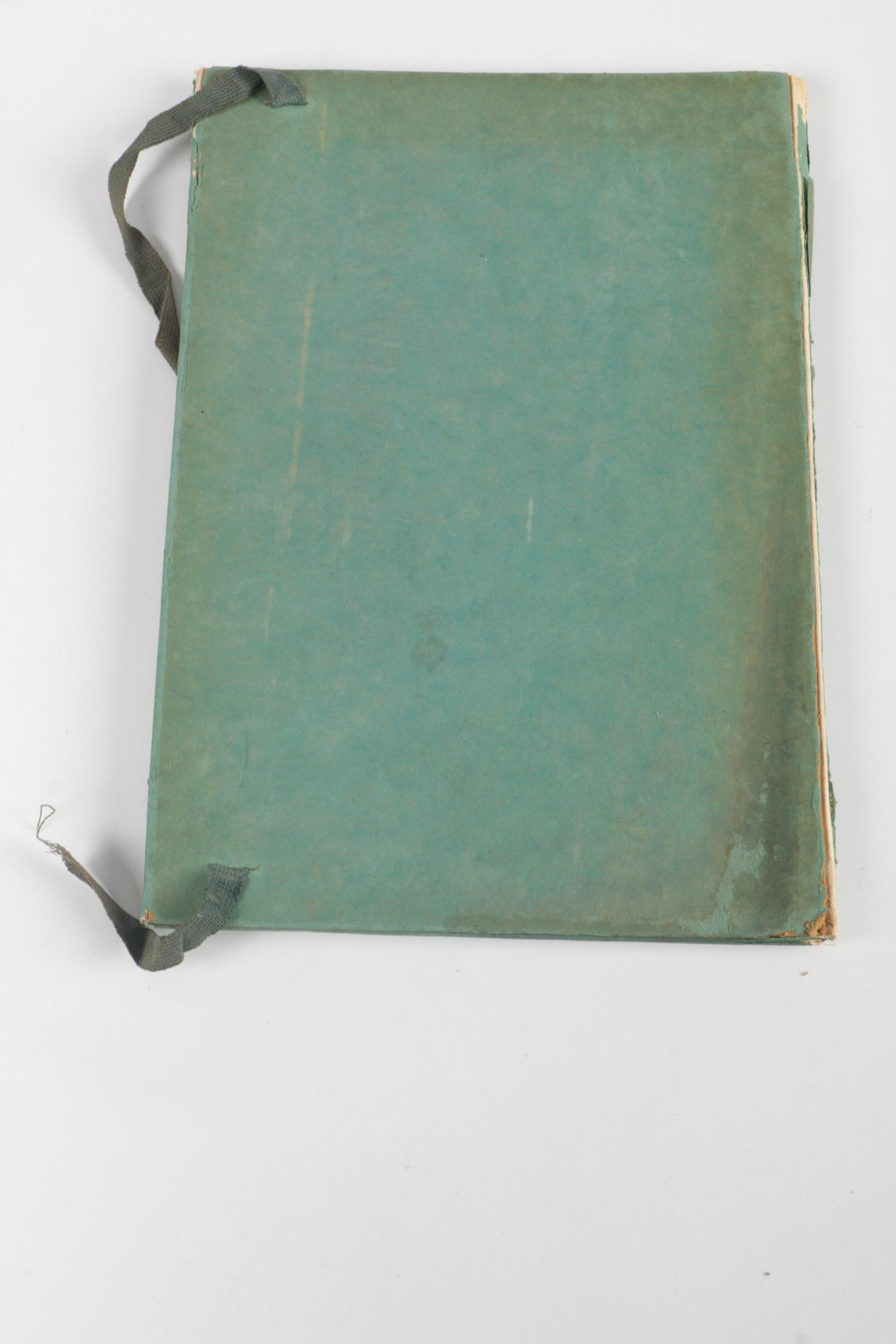 Assortment of Vintage Map Books and Almanacs