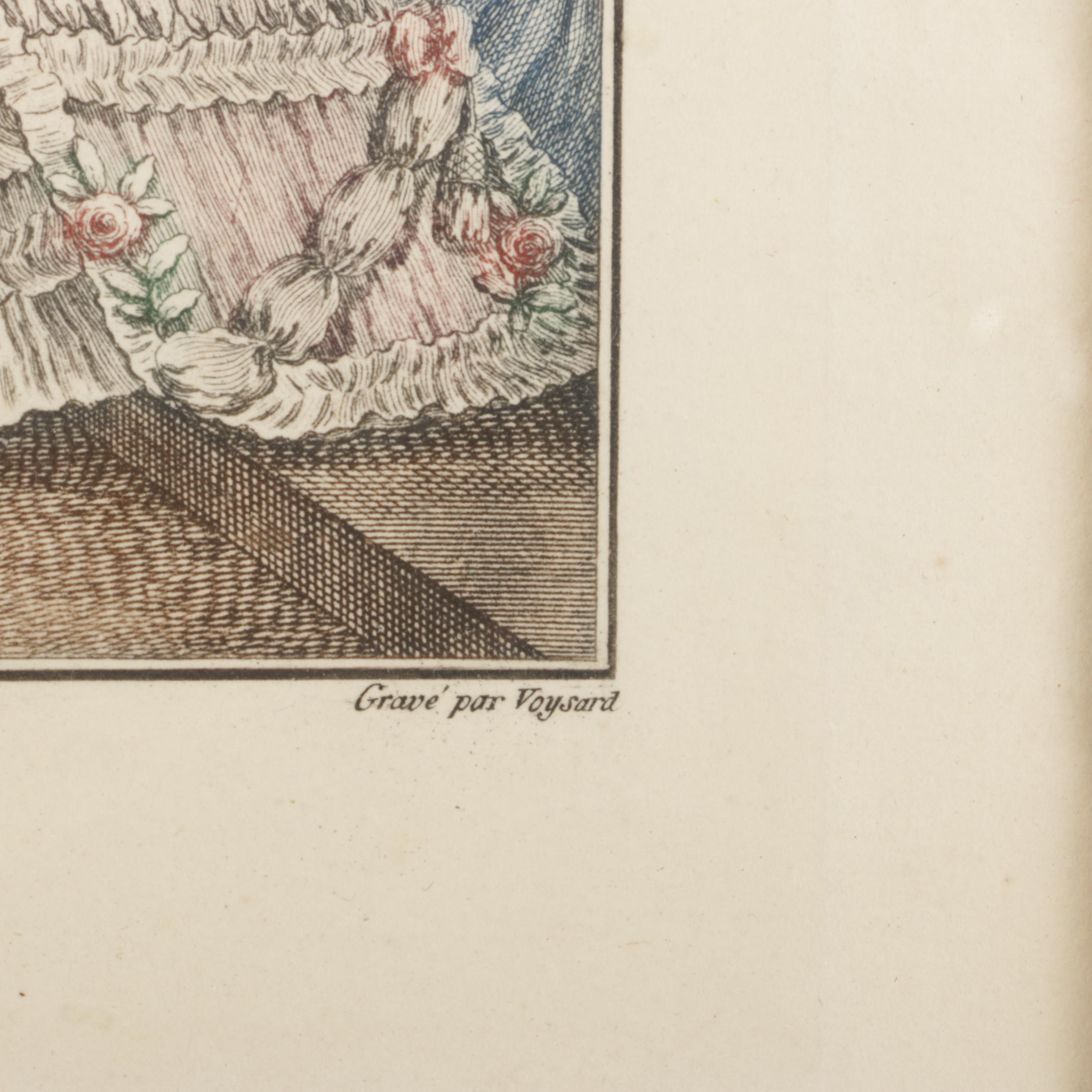 Vintage French Fashion Plate Engravings on Paper