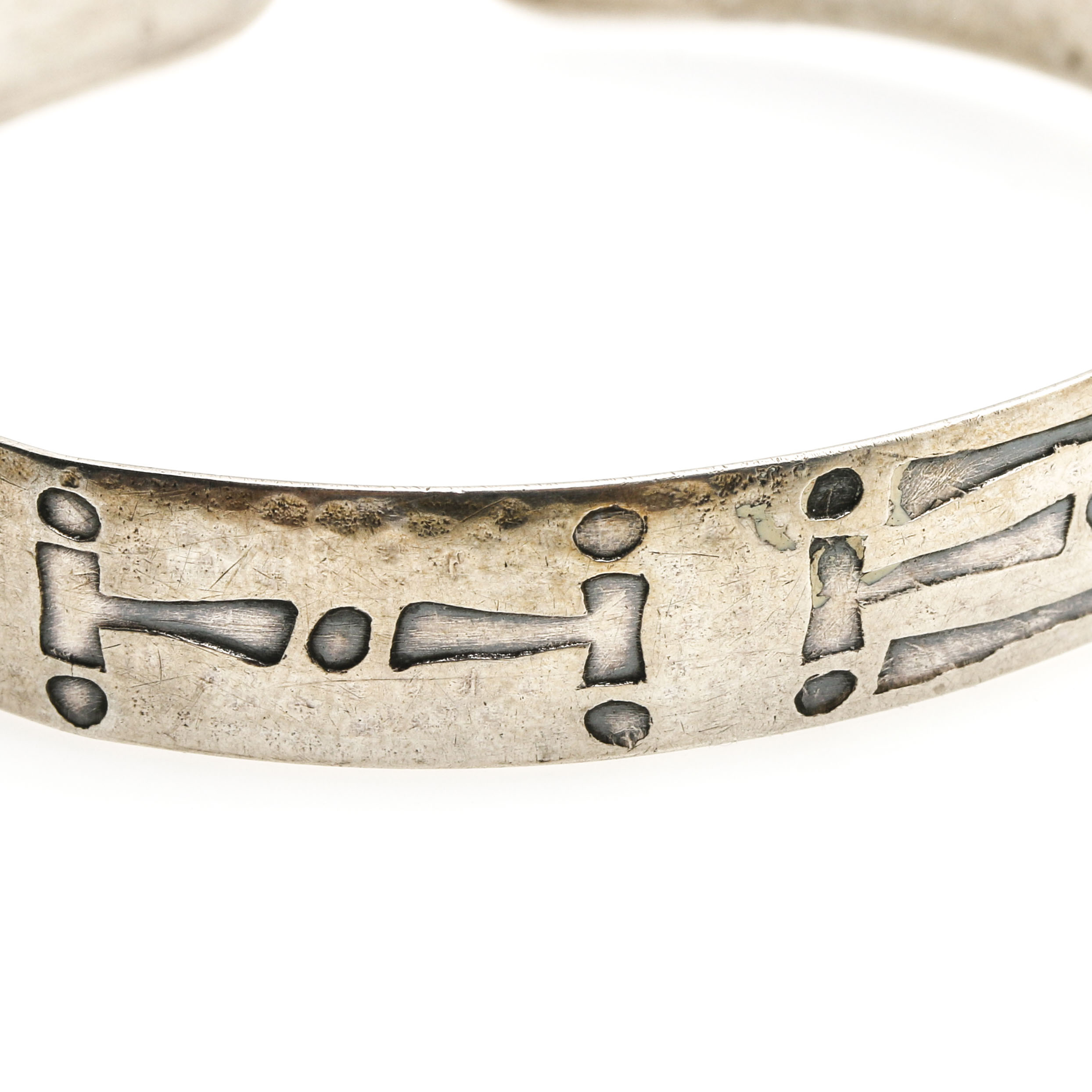 Sterling Silver Bracelets Including a Southwestern Piece