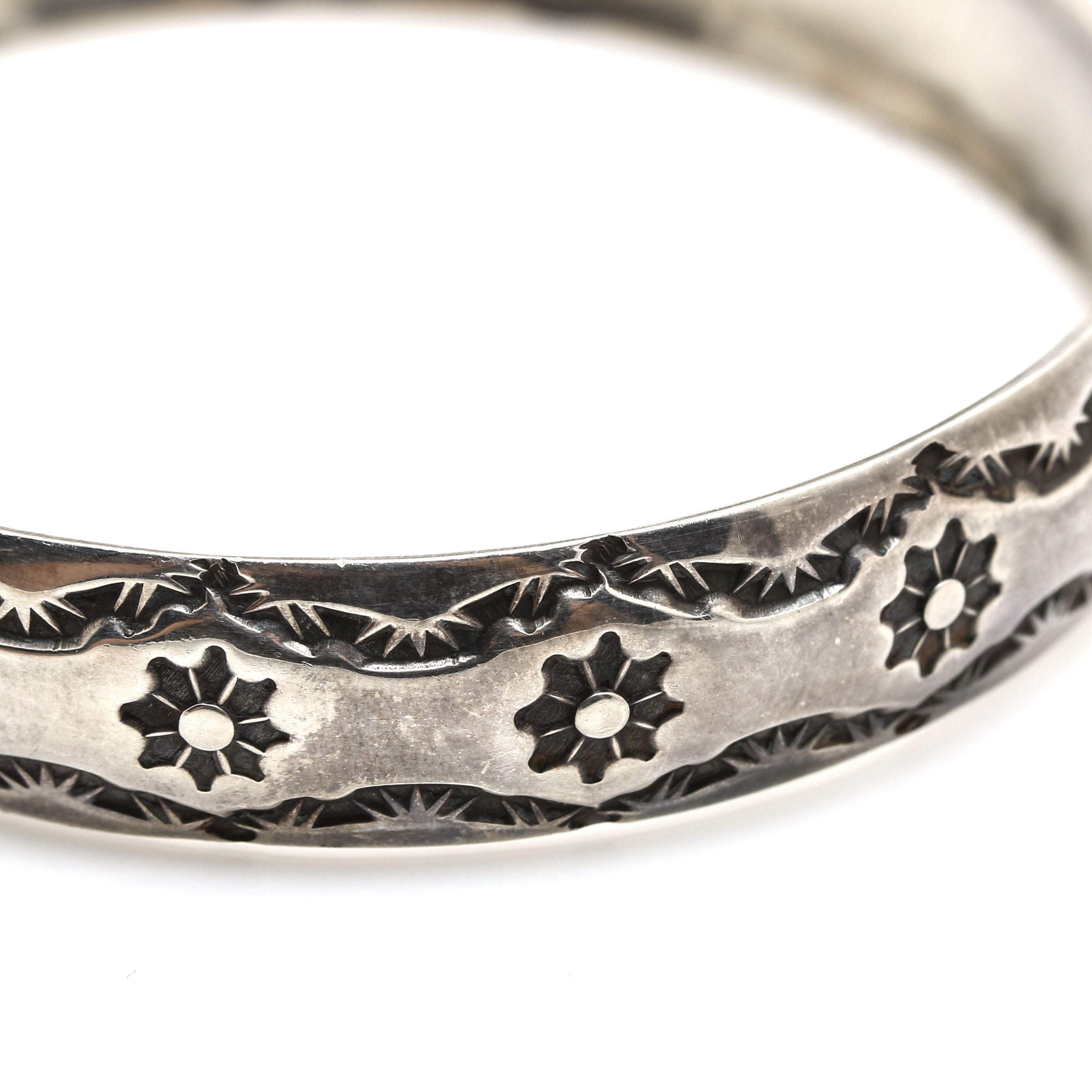 Sterling Silver Bracelets Including a Southwestern Piece