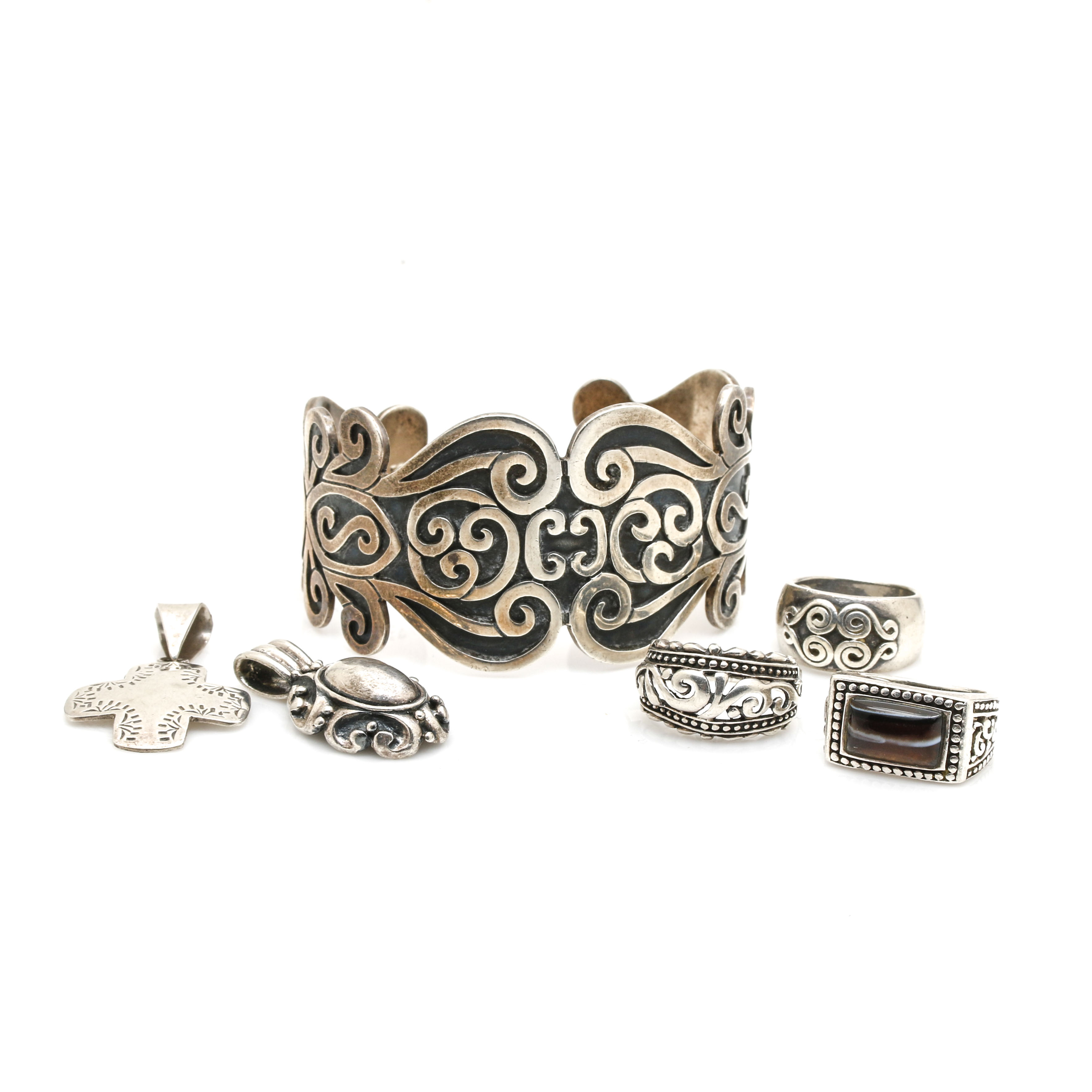 Assortment of Sterling Silver Jewelry
