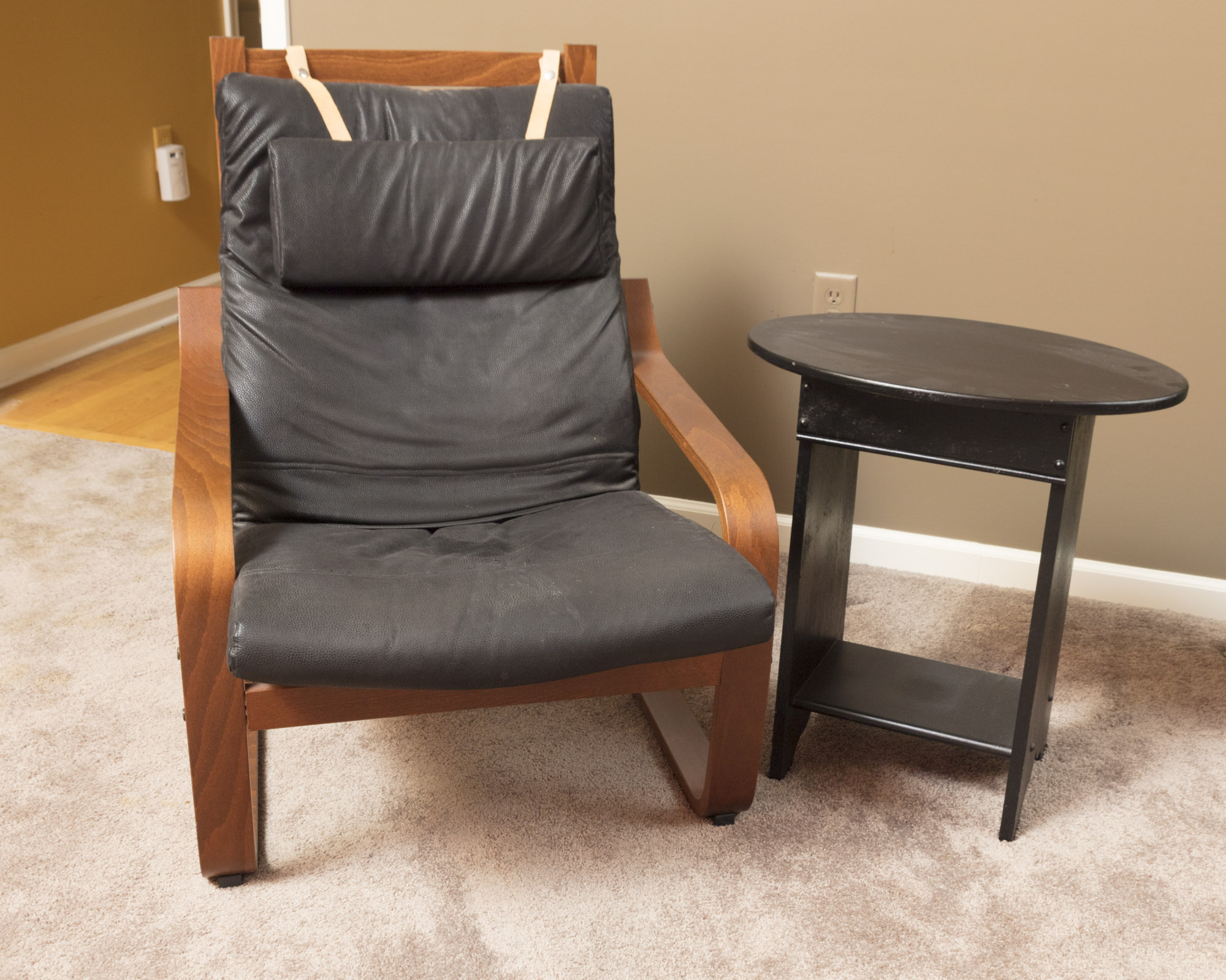 Bentwood Armchair with Side Table