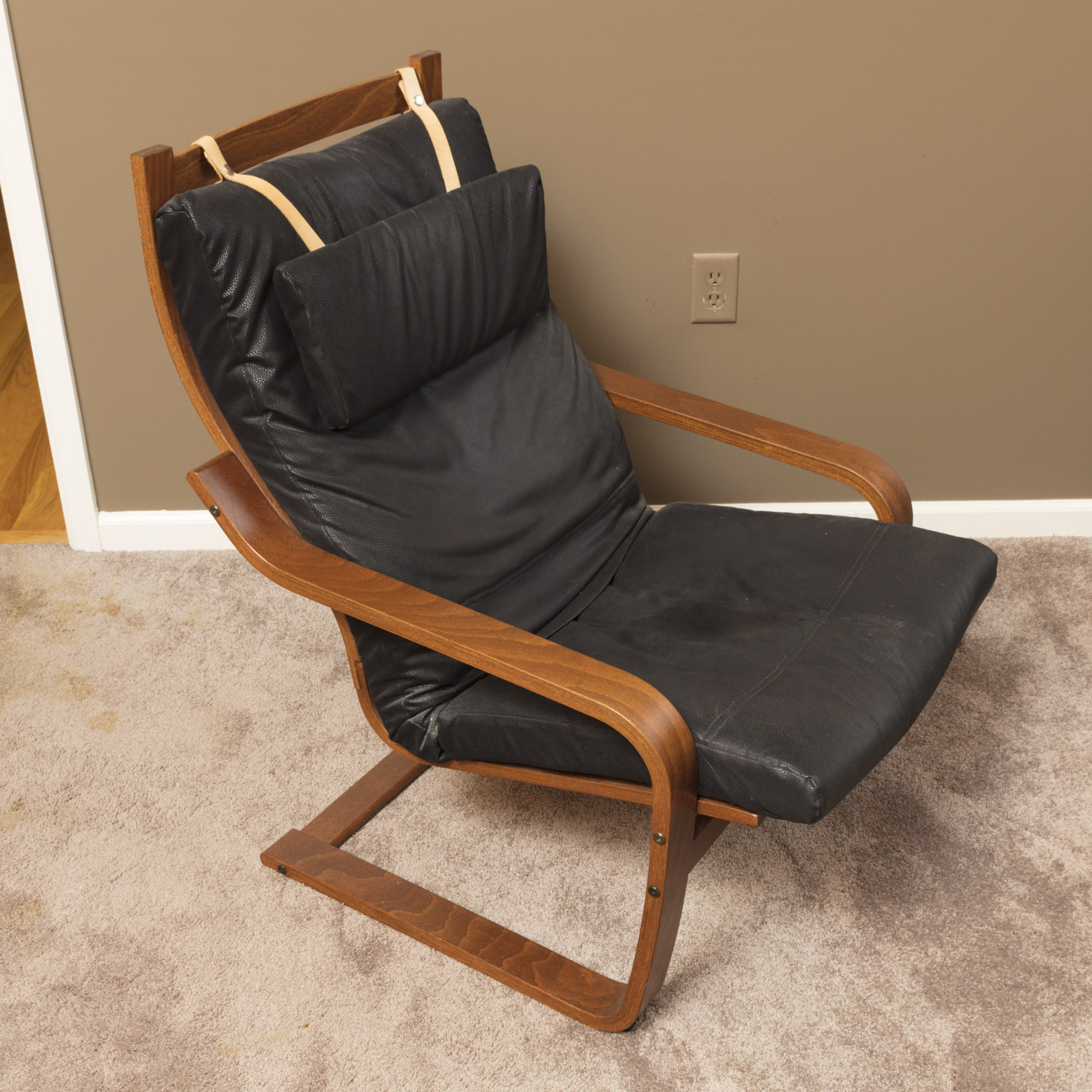 Bentwood Armchair with Side Table