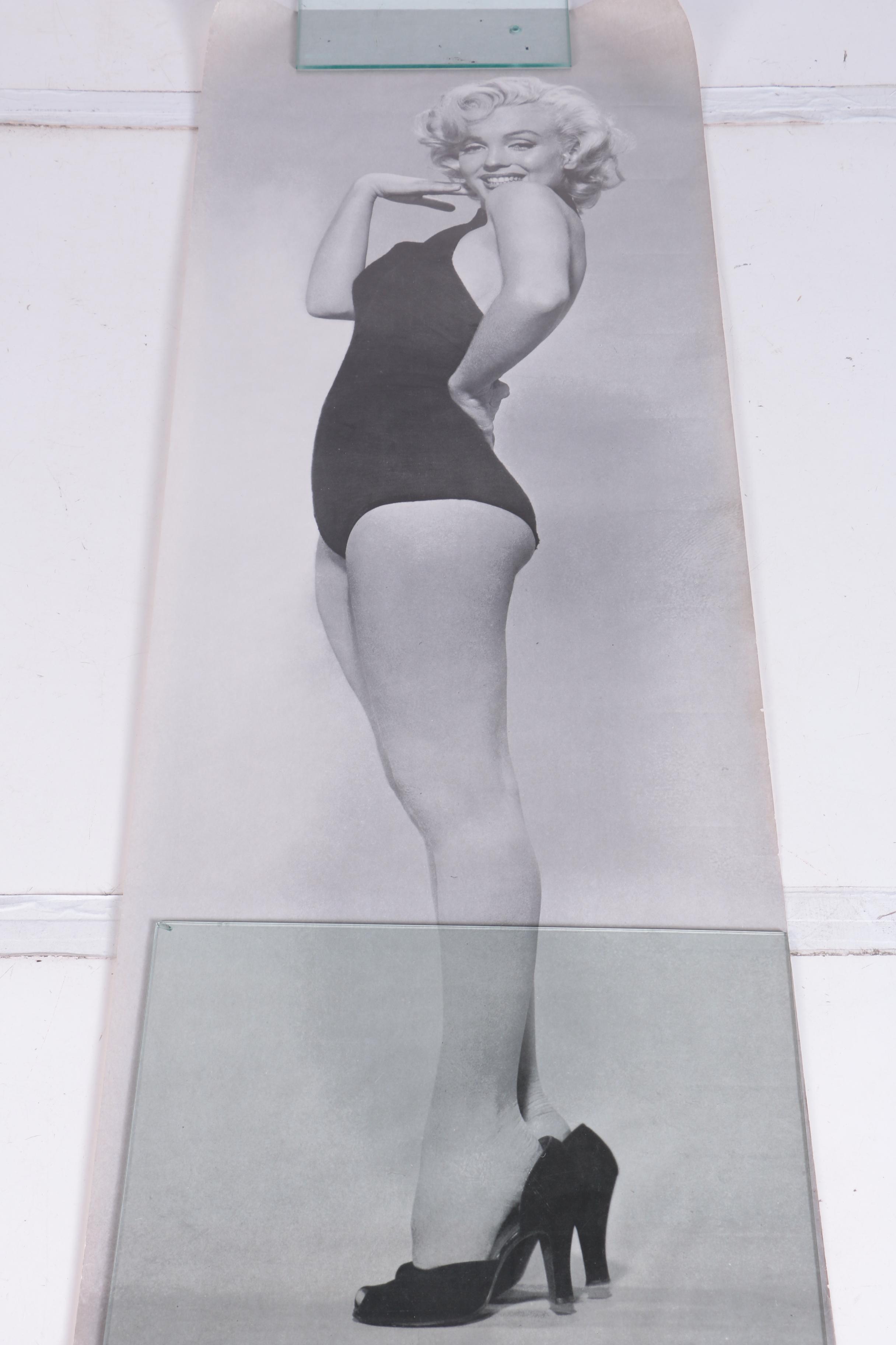 Black and White Marilyn Monroe Poster
