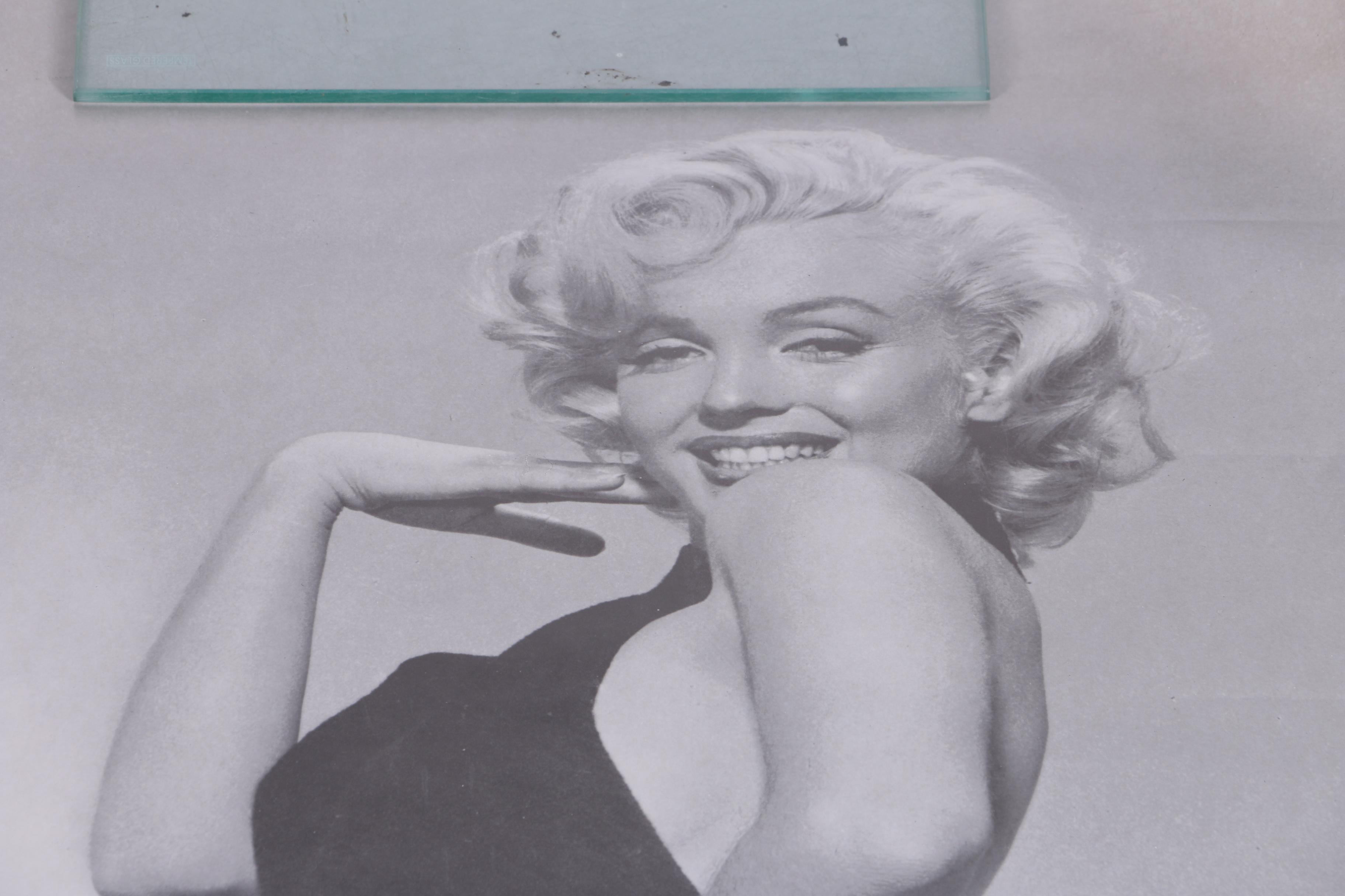 Black and White Marilyn Monroe Poster
