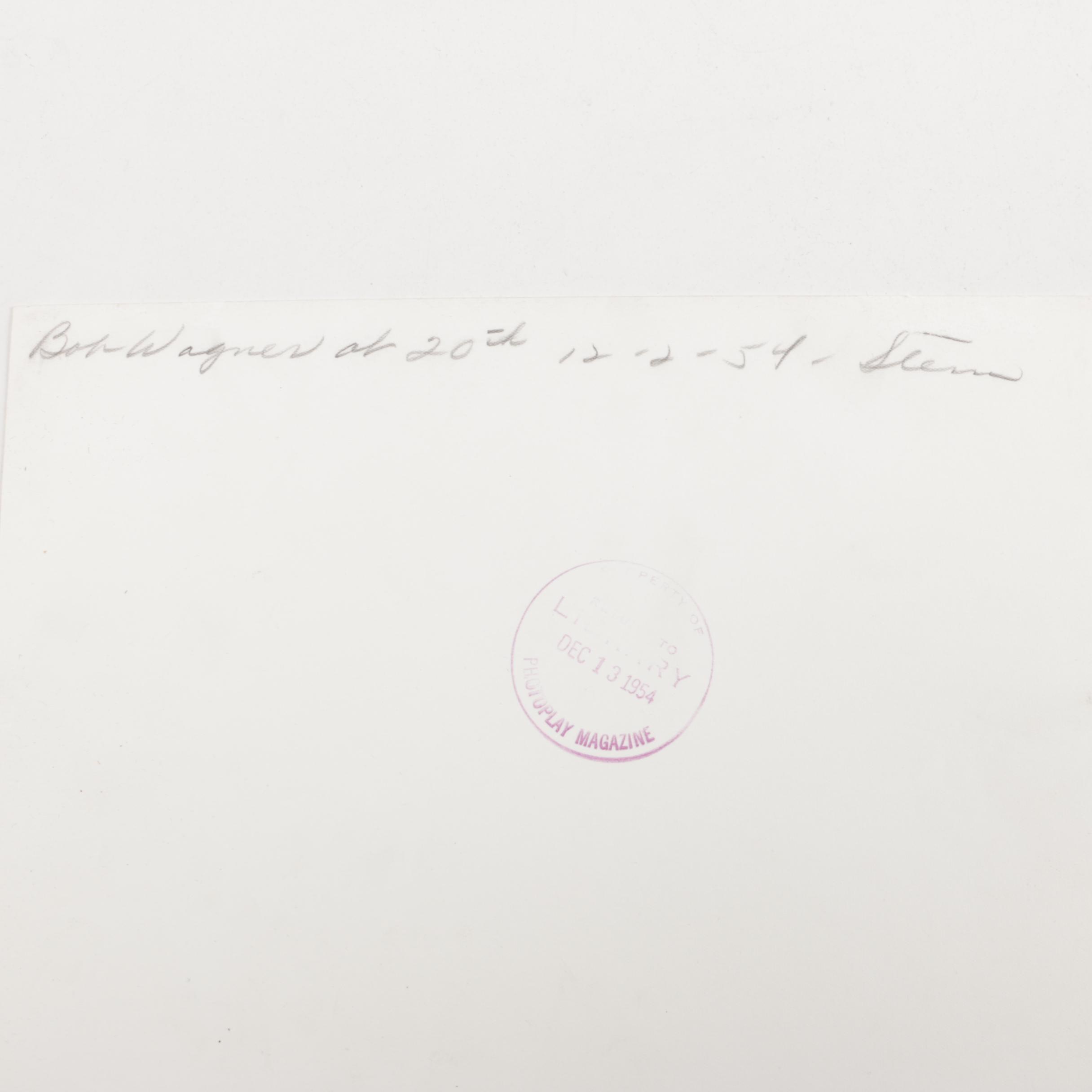 Photograph of Robert Wagner