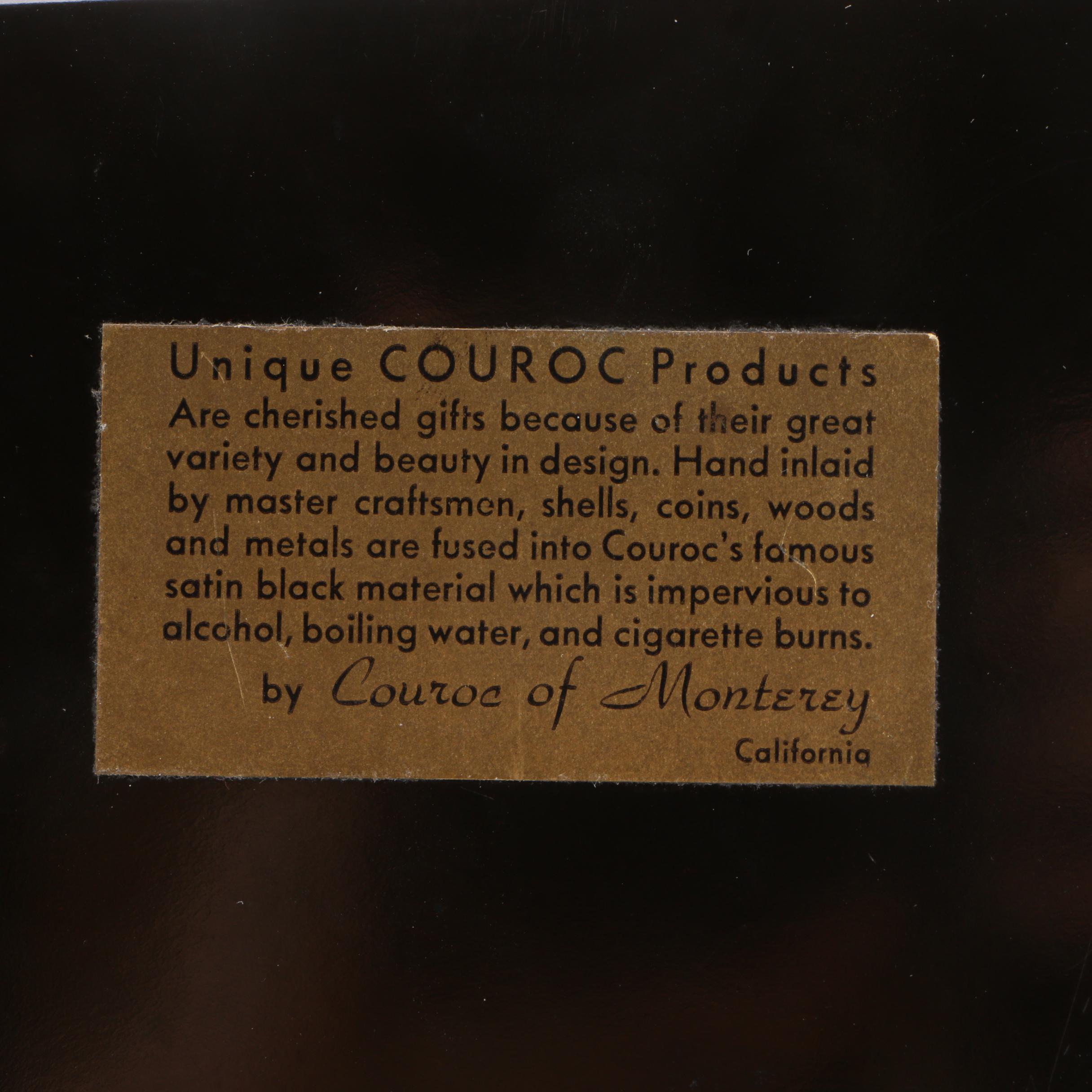 Couroc of Monterey Melamine Box With The Anheuser Busch Logo