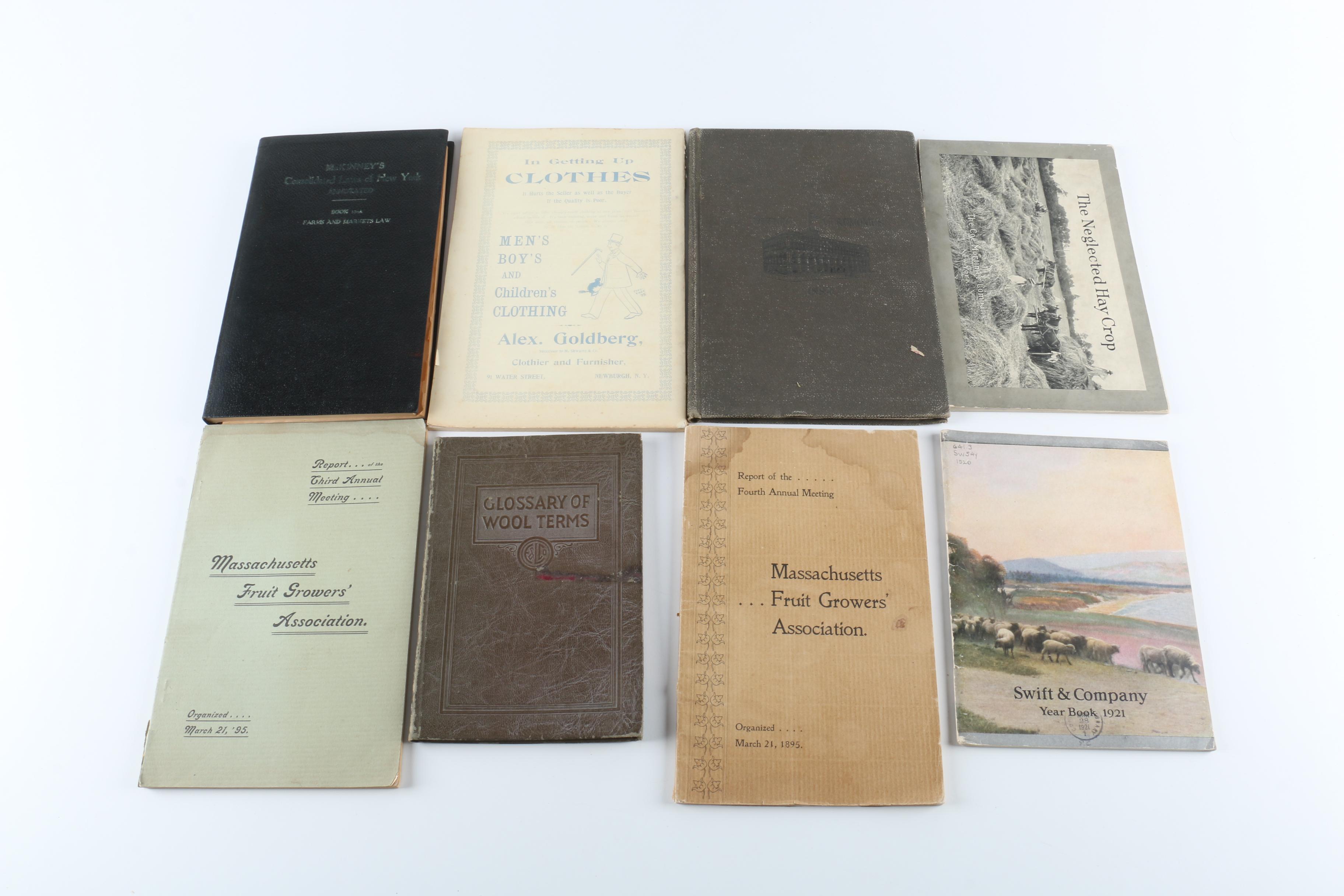 Vintage Agriculture Booklets