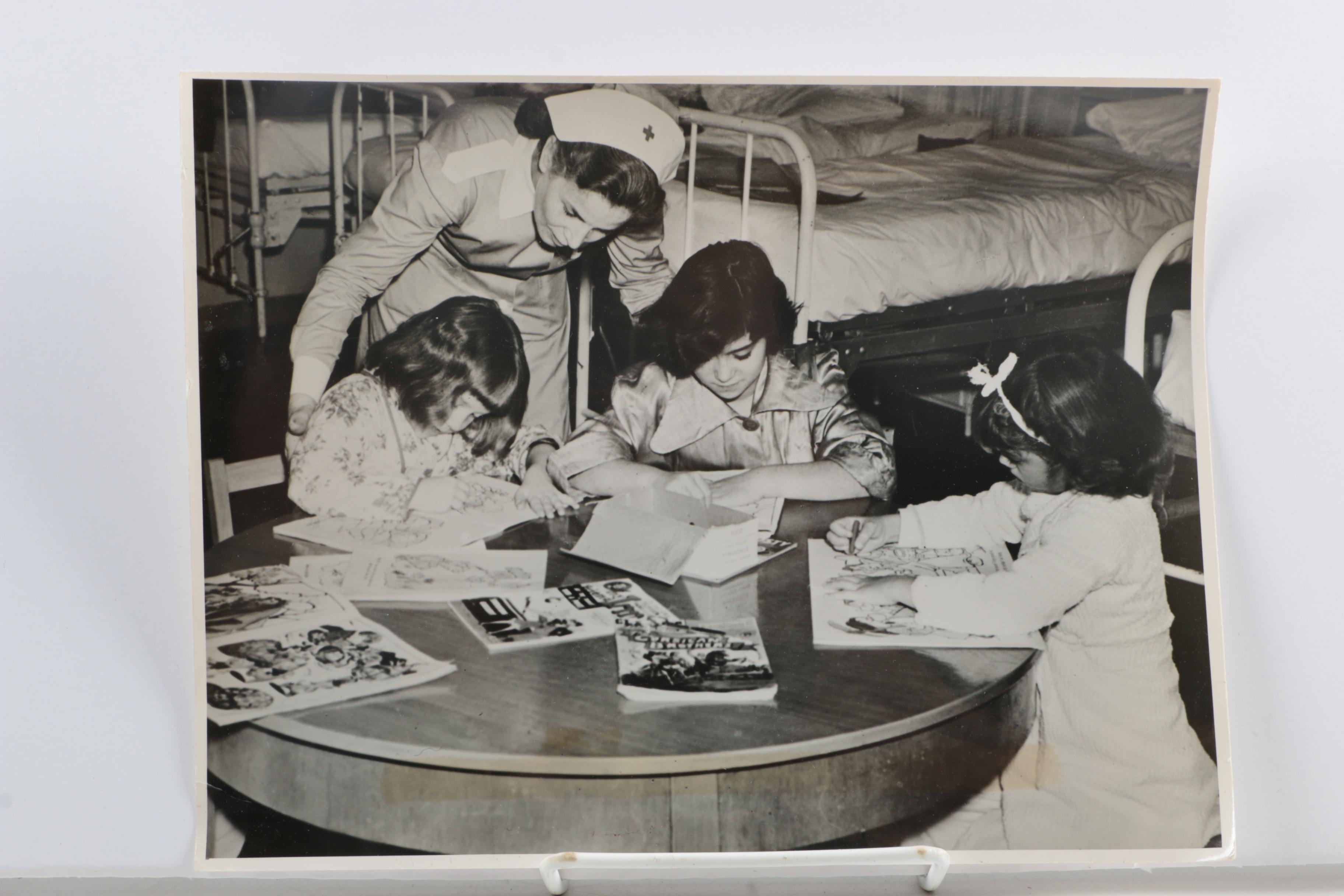 Vintage Photographs of Nurses and Military