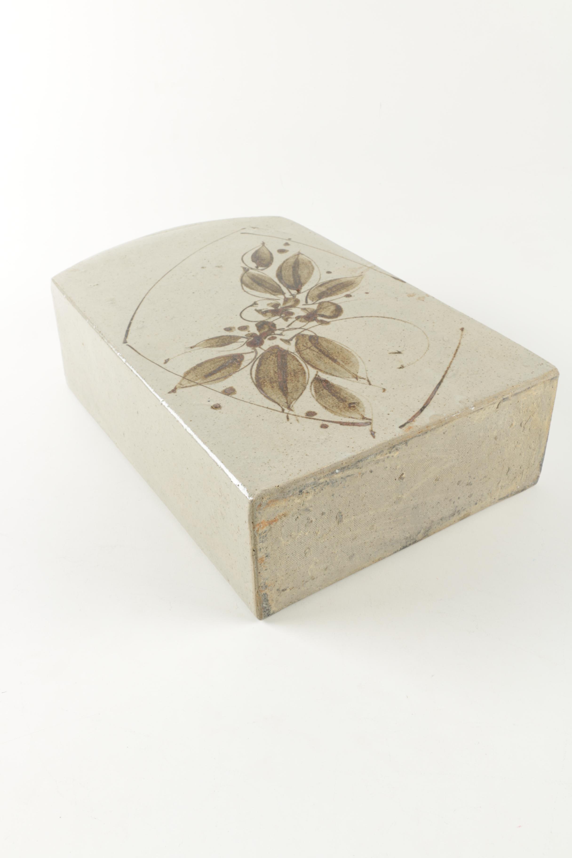 Vintage Hand Built Stoneware Pottery Pieces