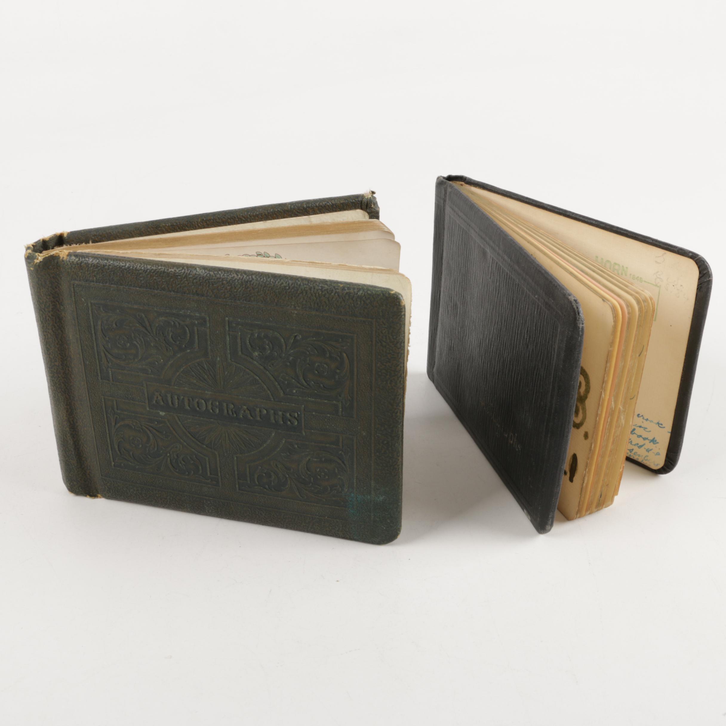 1920s Signed Autograph Books