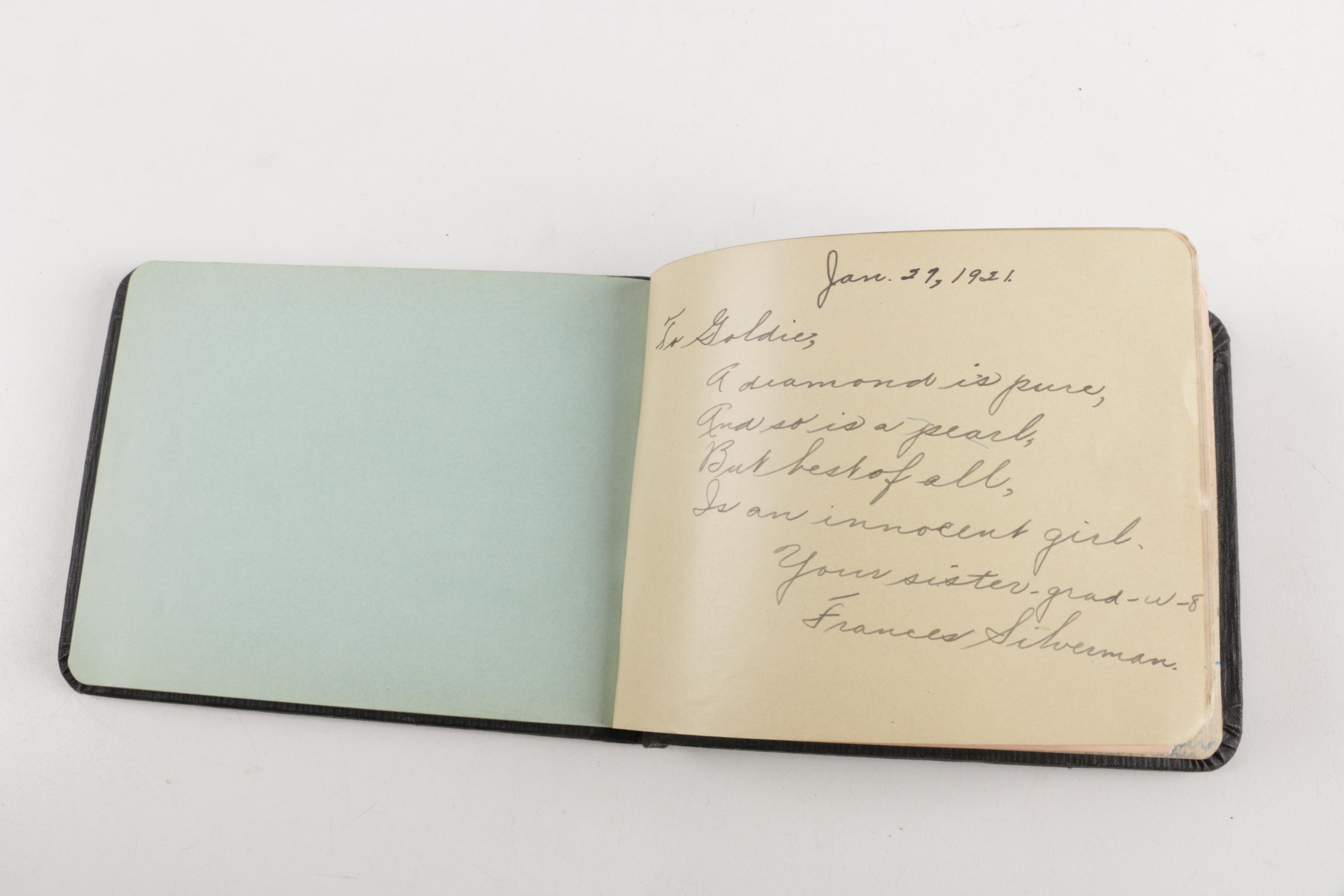 1920s Signed Autograph Books