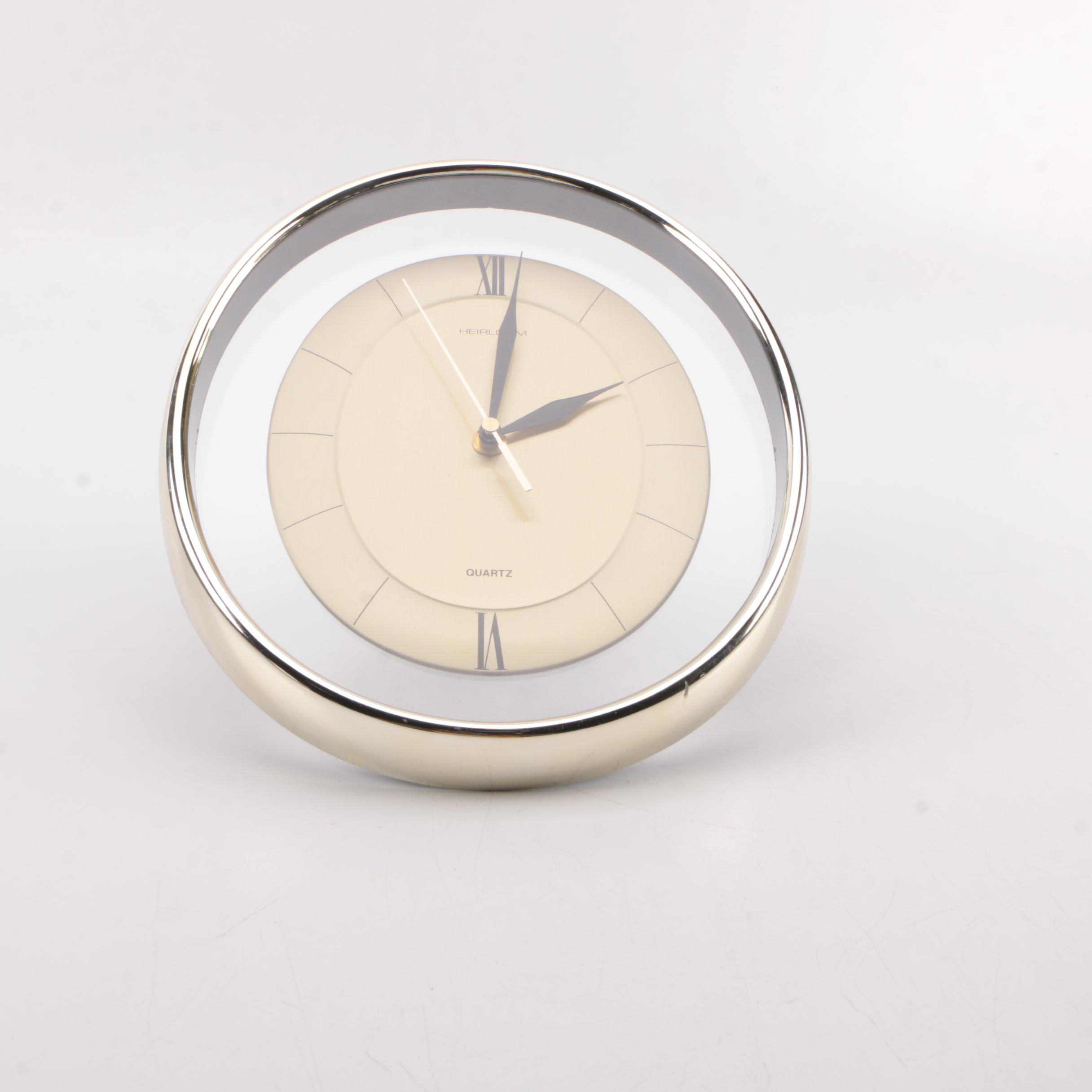 Contemporary Heirloom Quartz Wall Clock