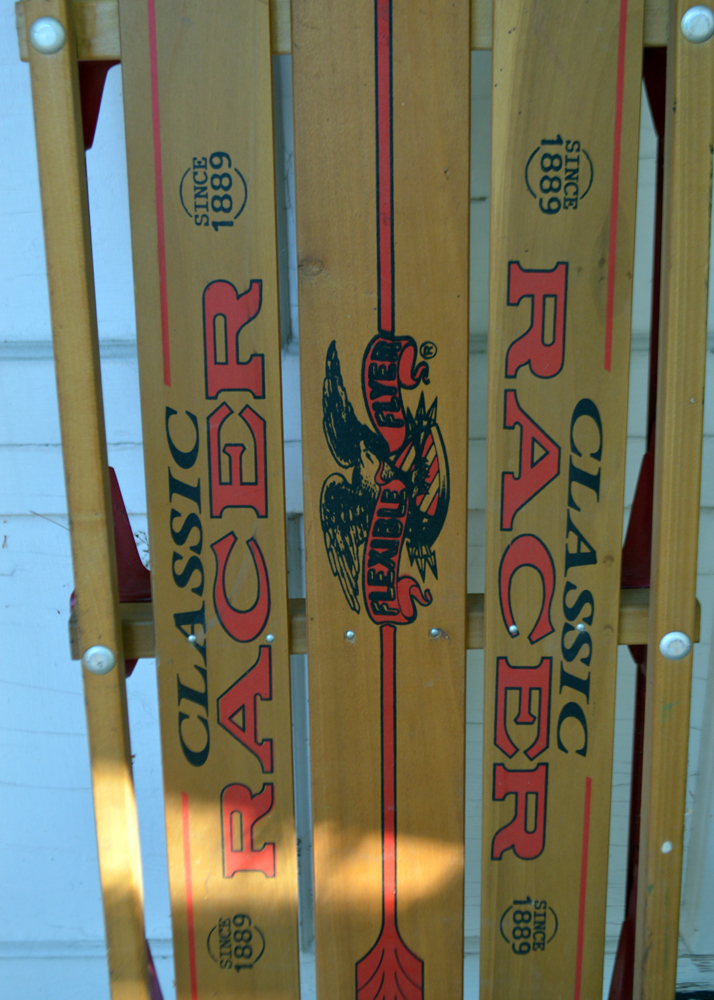 Pair of Vintage Classic Racer Flexible Flyer Sleds