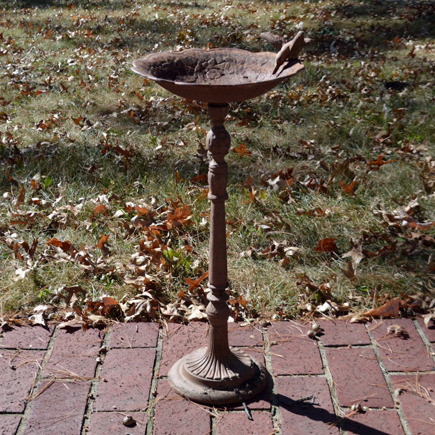 Cast Iron Bird Bath