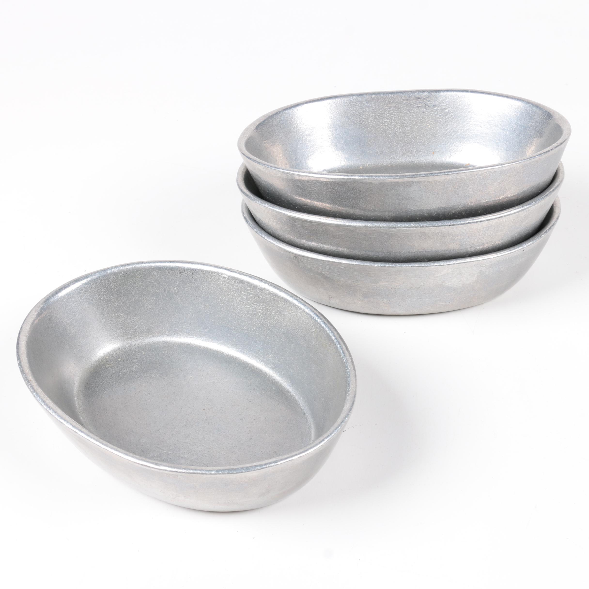 Vintage Pewterex  and Wilton Metal Serveware