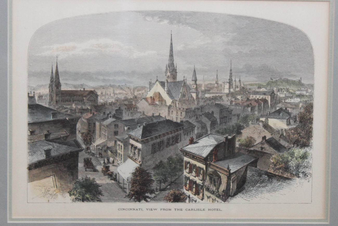 "Picturesque America" Colored Engravings