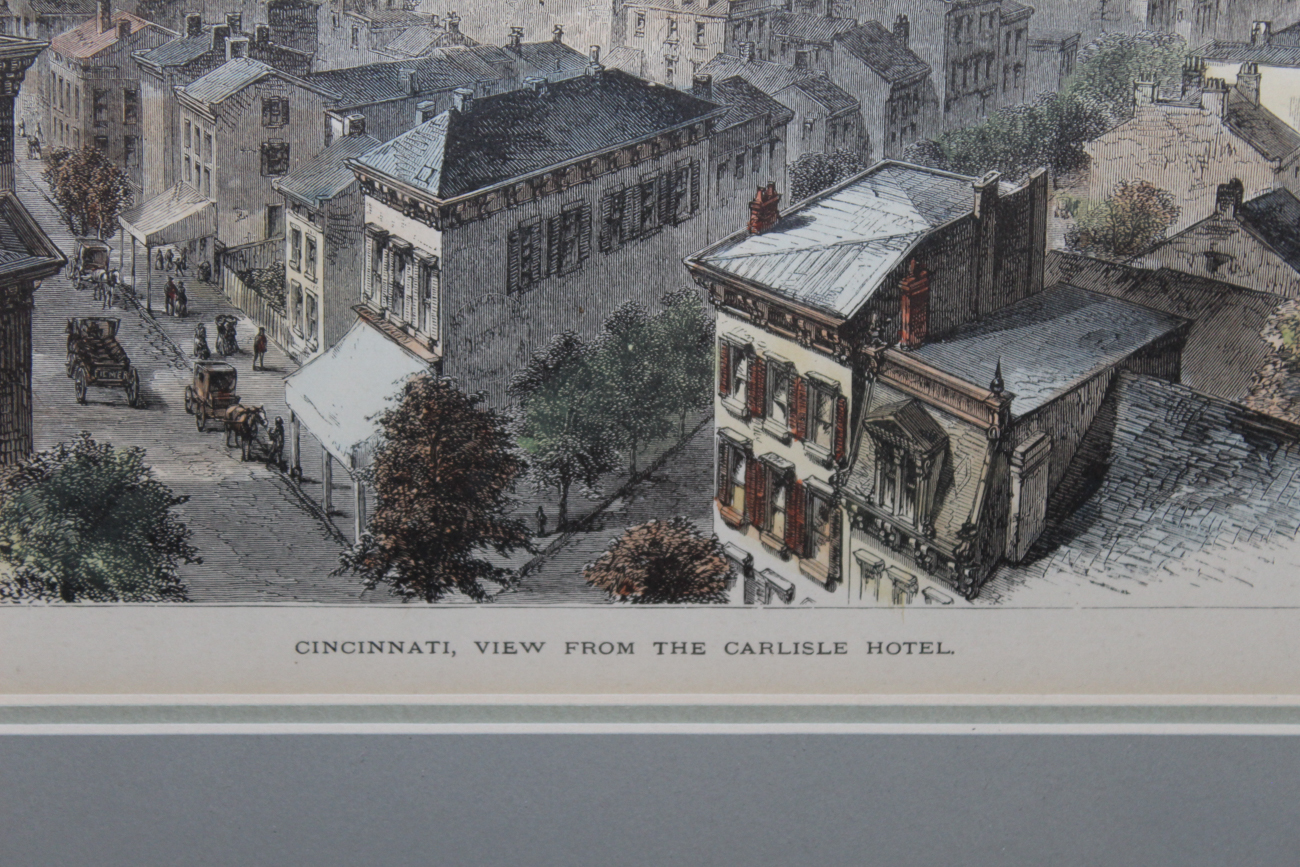 "Picturesque America" Colored Engravings