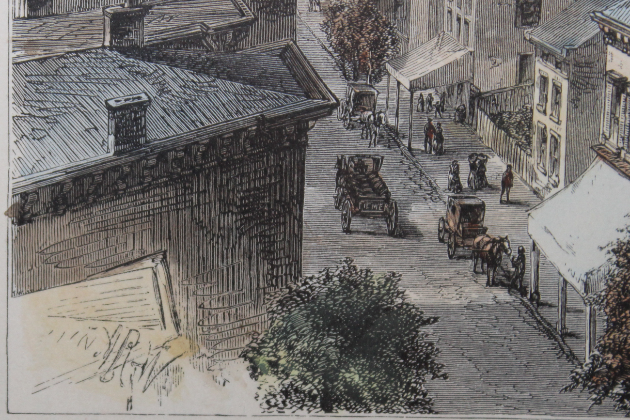 "Picturesque America" Colored Engravings