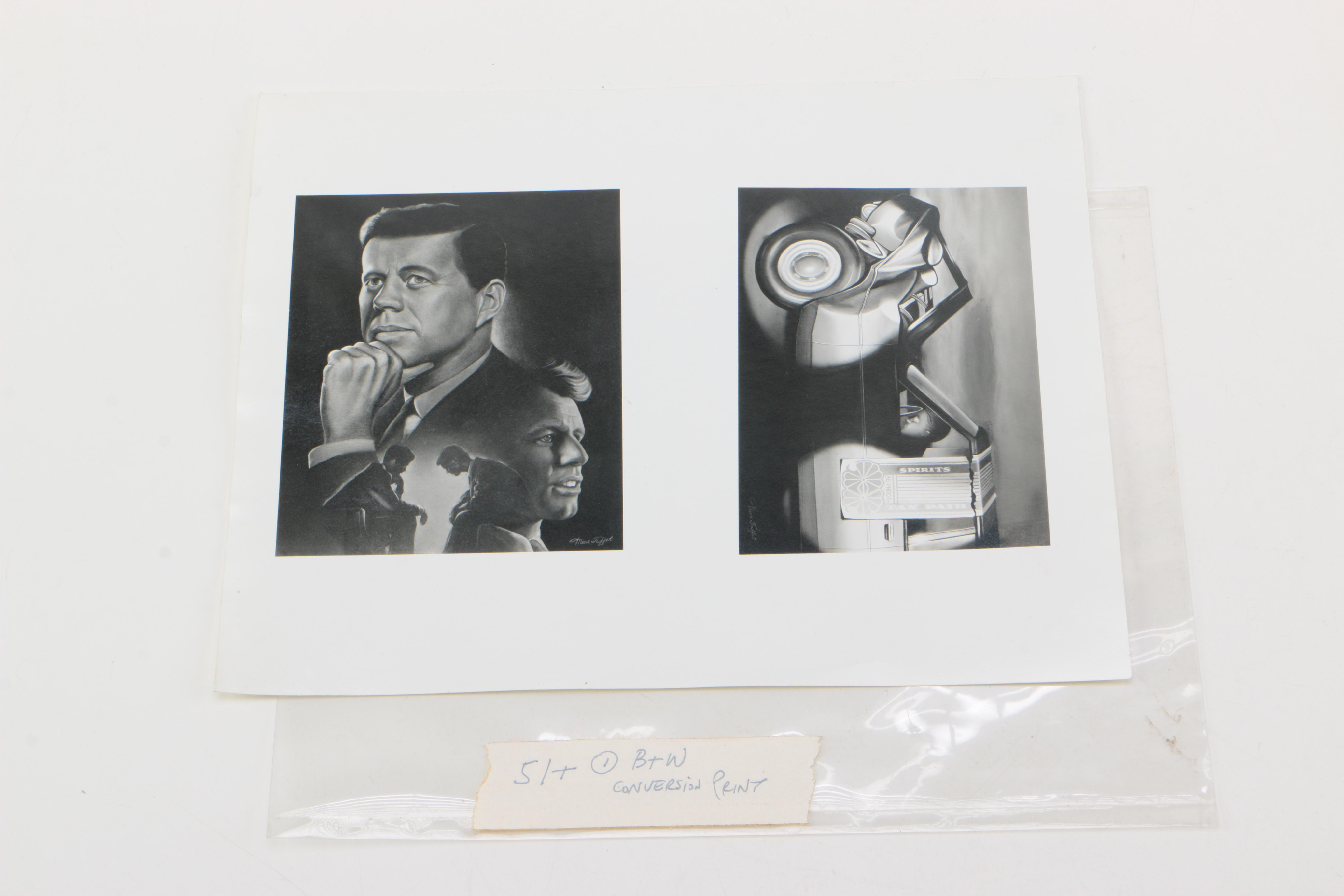 Automobile Themed Booklets, Prints And Postcard