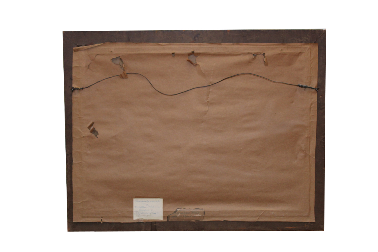 Original Antique Landscape Painting After Arnold Marc Gorter