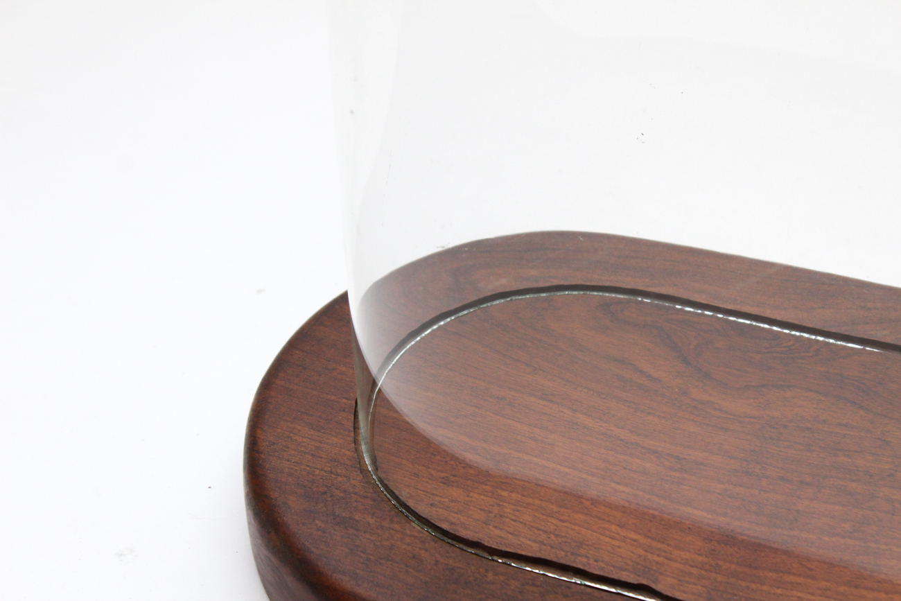 Large Oval Glass Dome Cloche