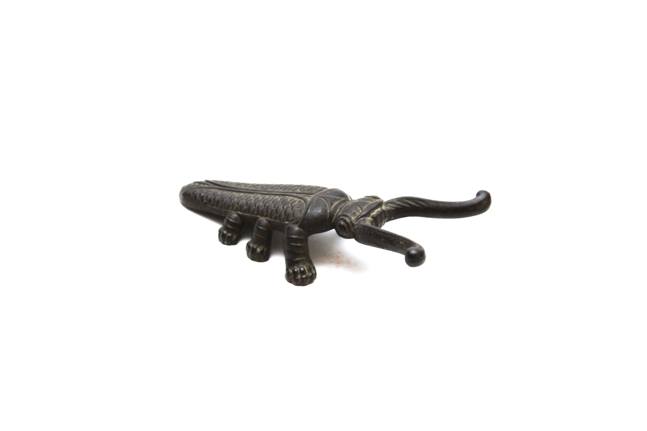 Vintage Cast Iron Scarob Beetle Boot Pull