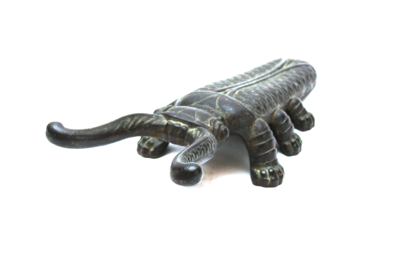 Vintage Cast Iron Scarob Beetle Boot Pull