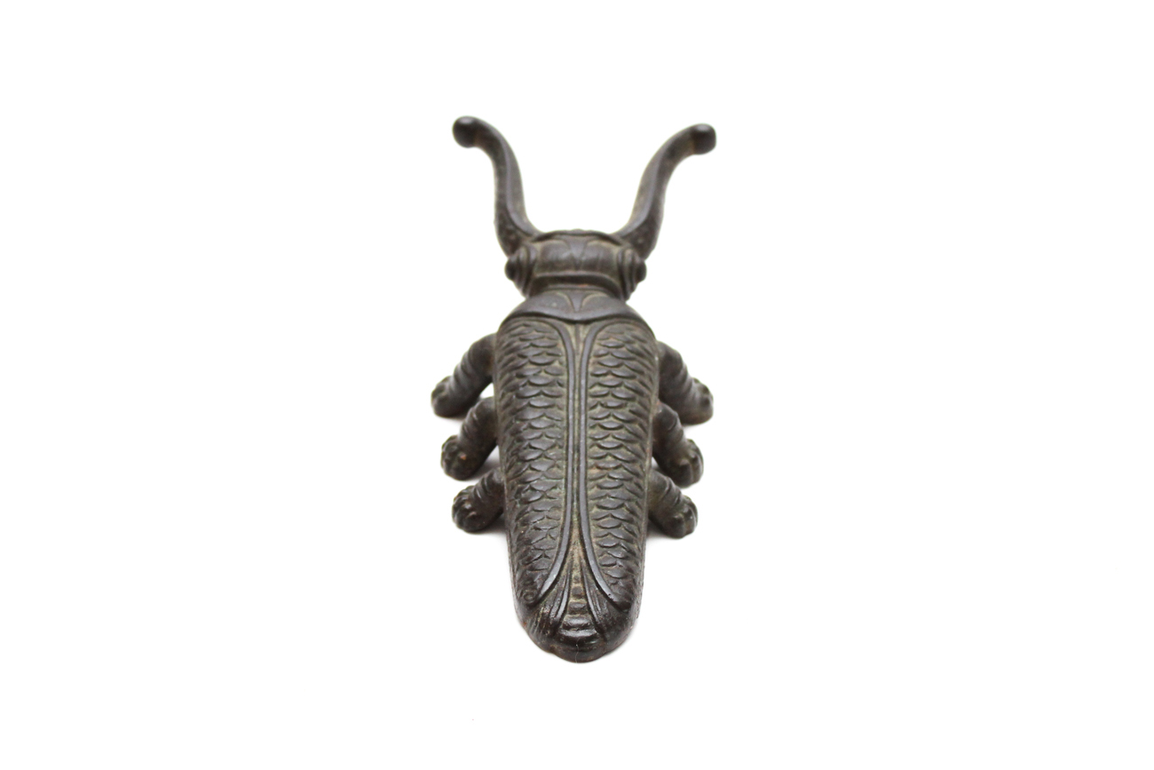 Vintage Cast Iron Scarob Beetle Boot Pull