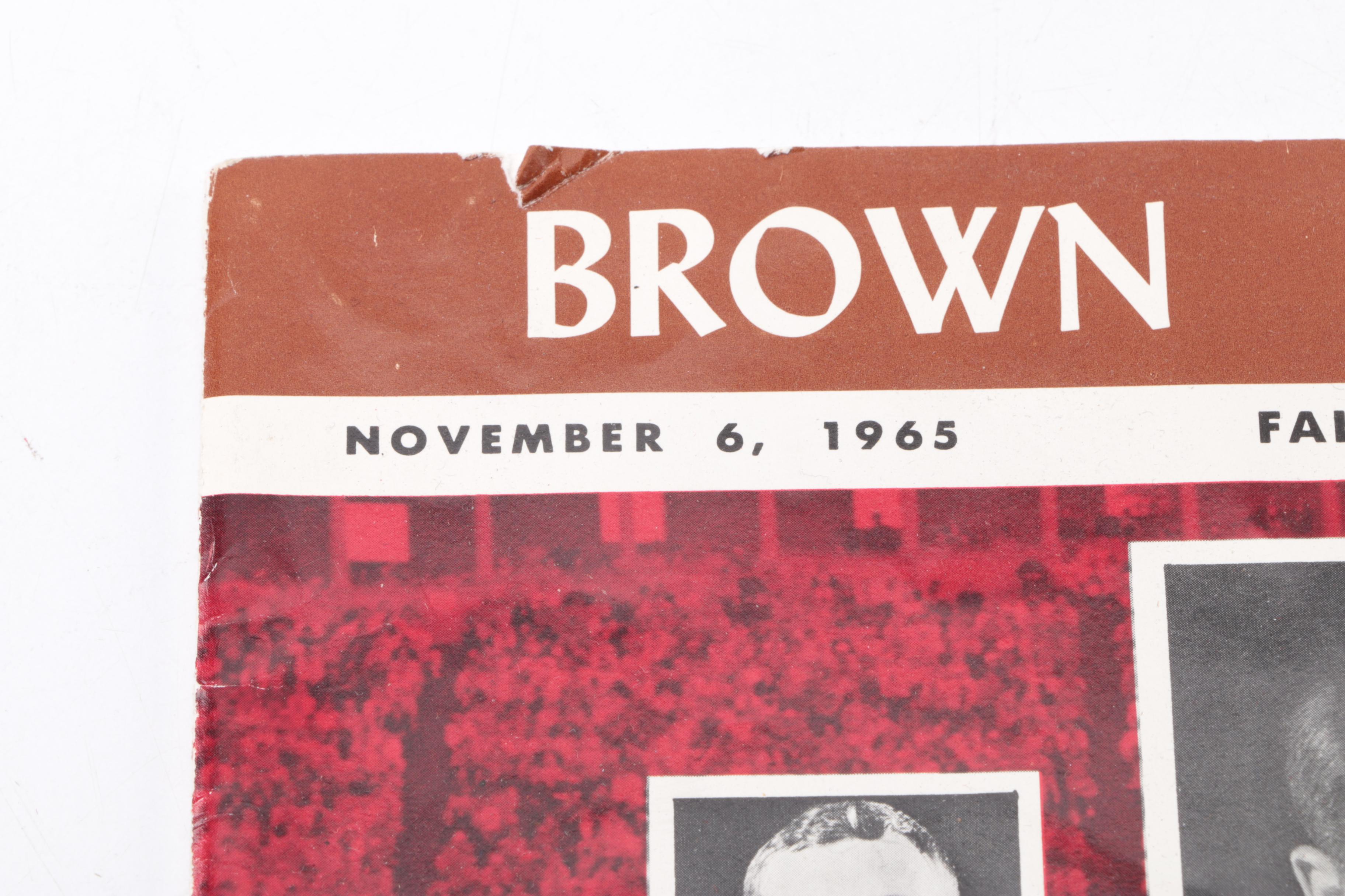 Vintage Baseball and Football Official Scorecards and Programs