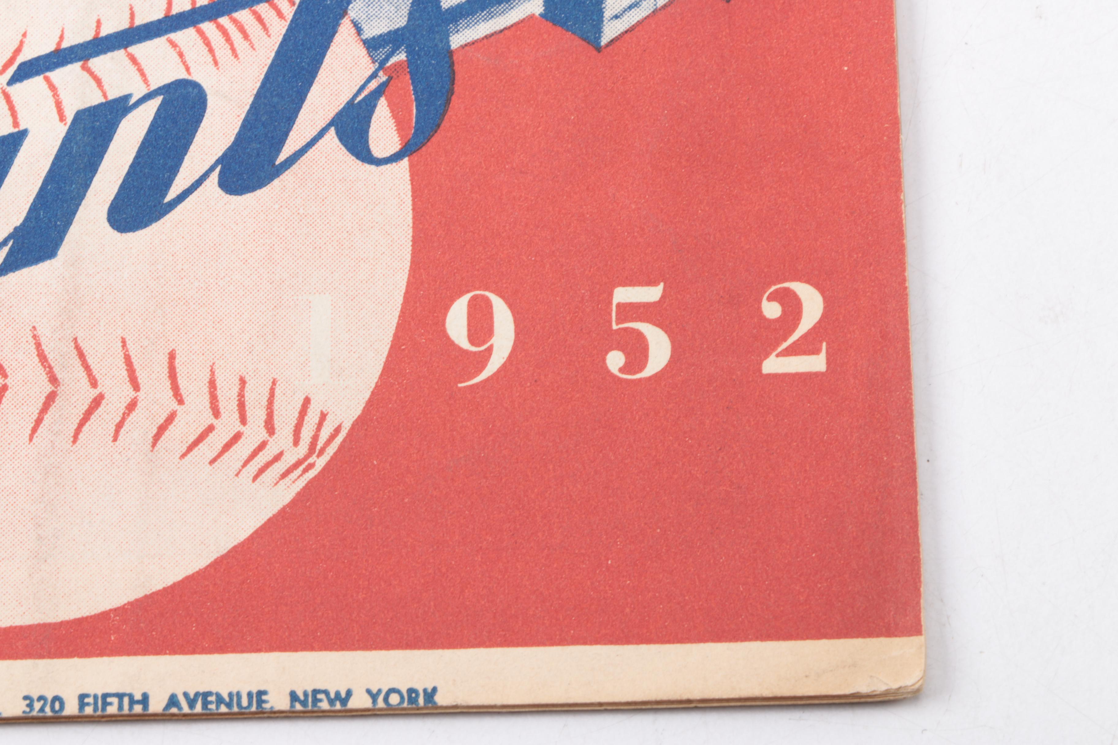 Vintage Baseball and Football Official Scorecards and Programs