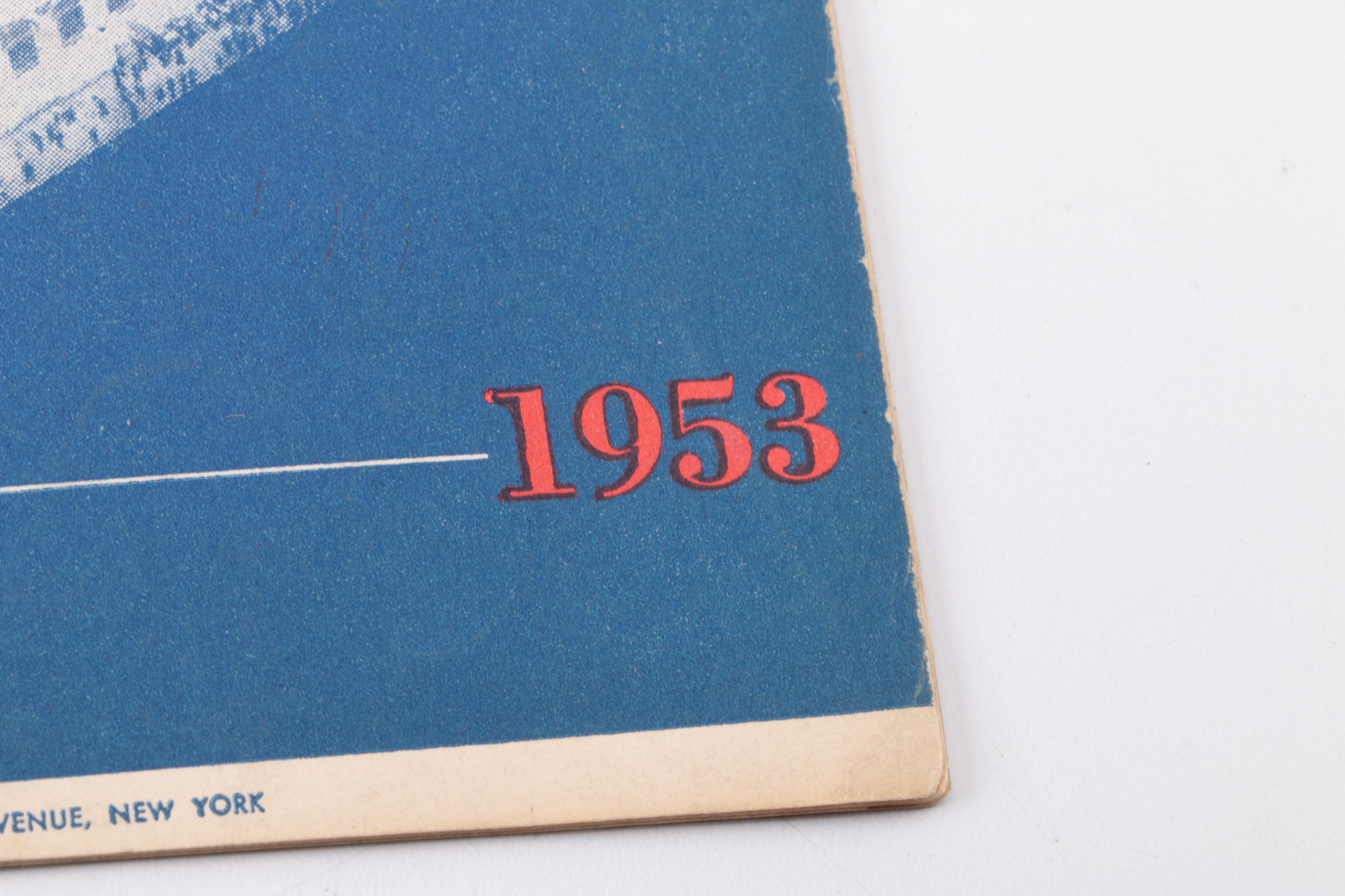 Vintage Baseball and Football Official Scorecards and Programs