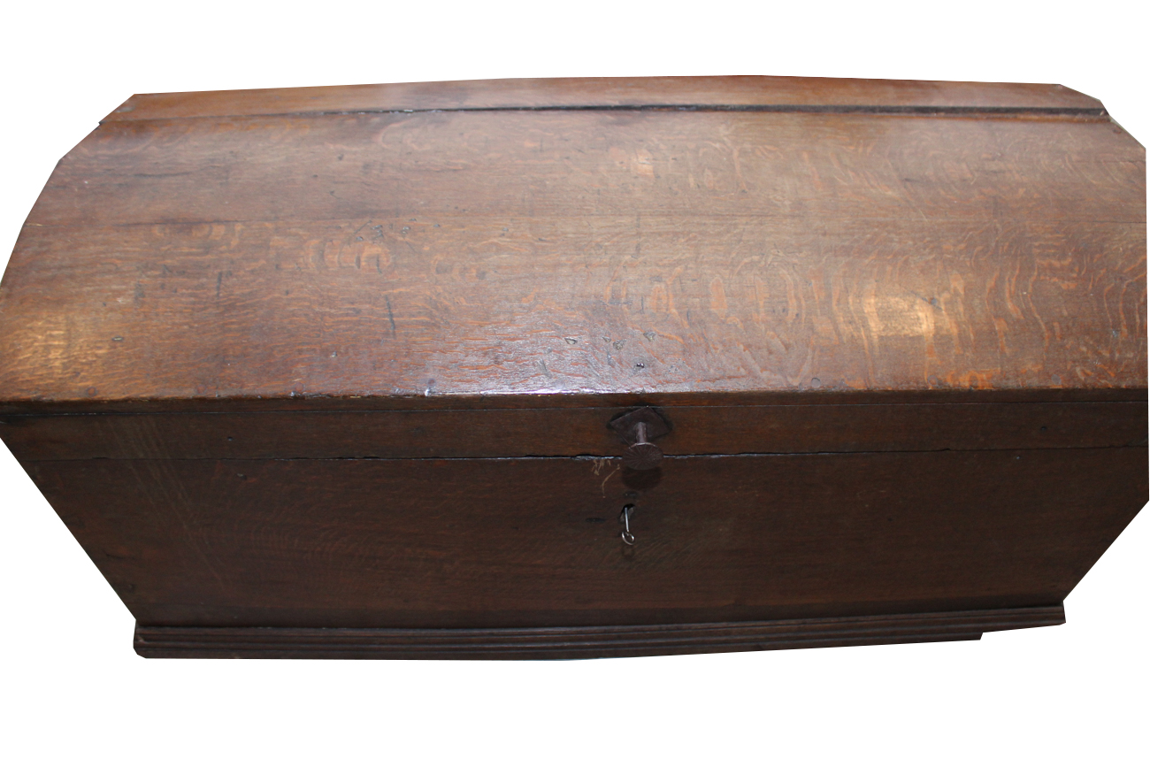 Large Antique Oak Sea Chest