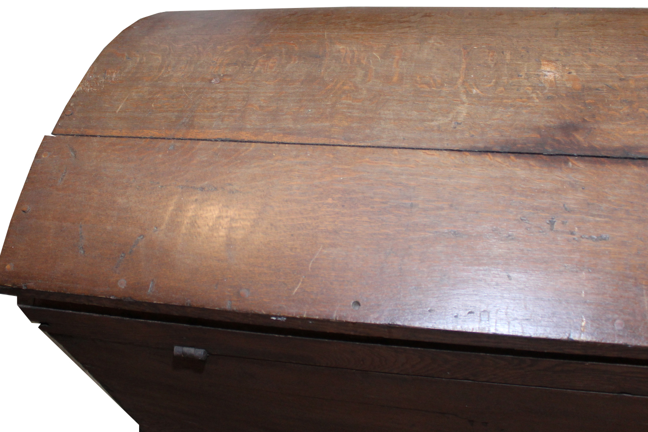 Large Antique Oak Sea Chest