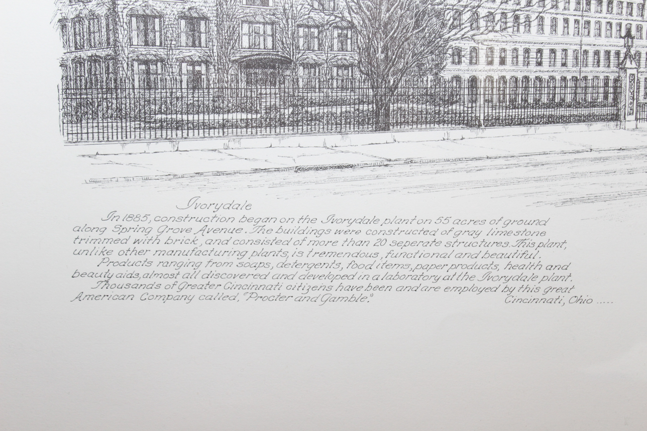 Geneva South Intaglio Print "Ivorydale"