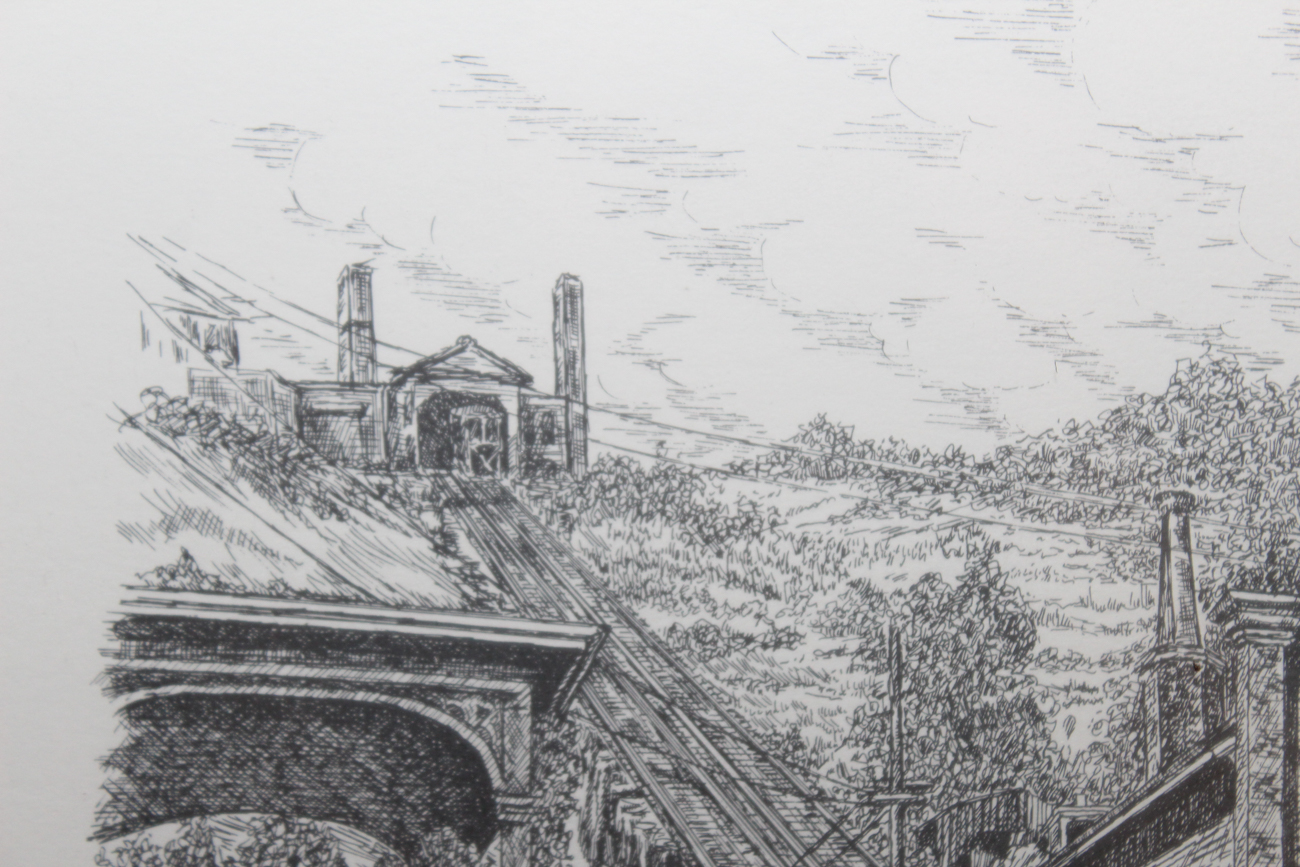 Geneva South Intaglio Print "Clifton Incline"