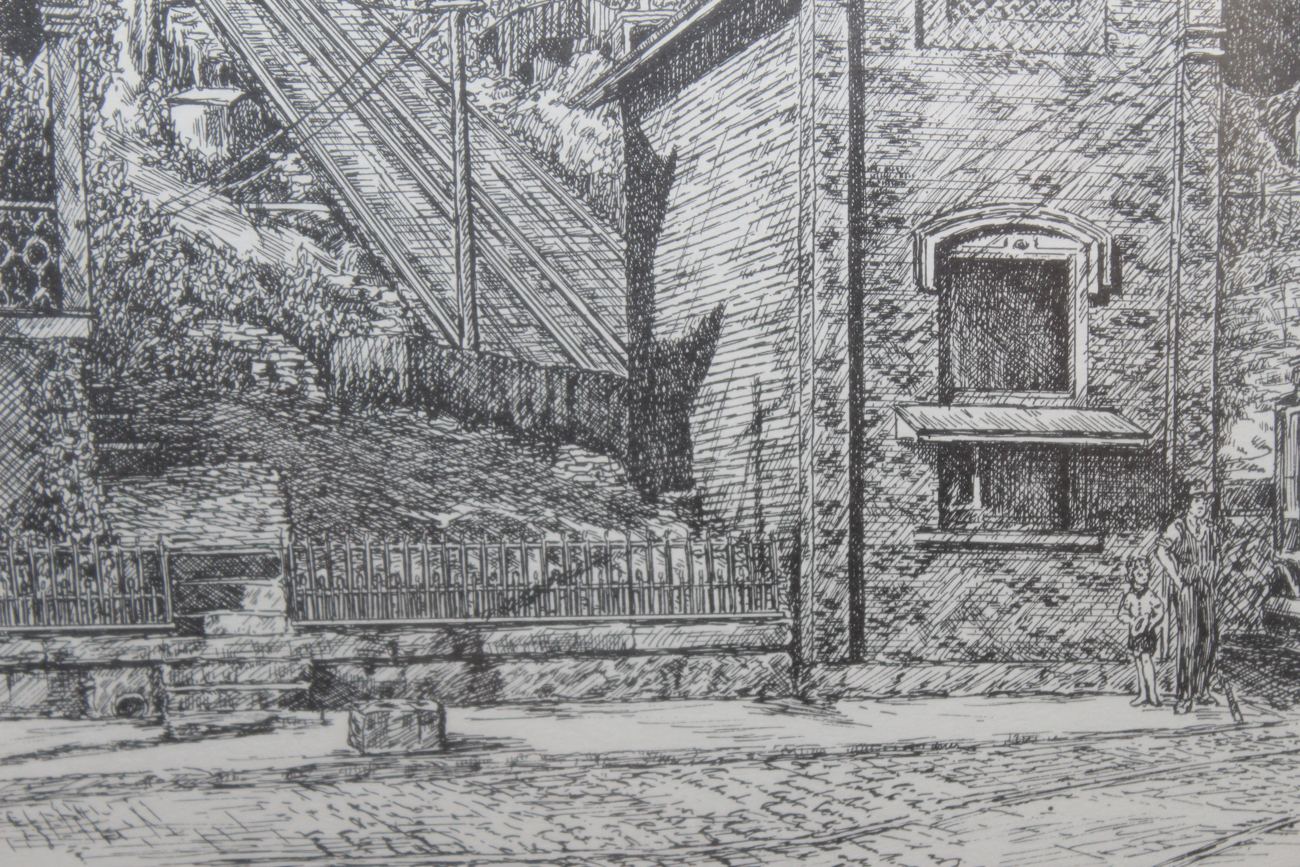 Geneva South Intaglio Print "Clifton Incline"