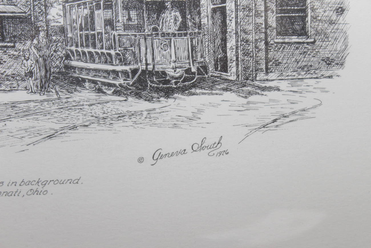 Geneva South Intaglio Print "Clifton Incline"